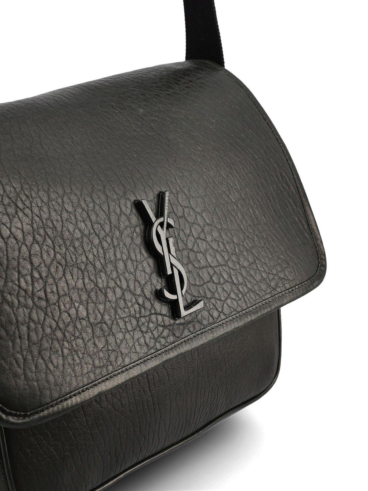 Saint Laurent Niki Logo Plaque Messenger Bag - Black - Image 4