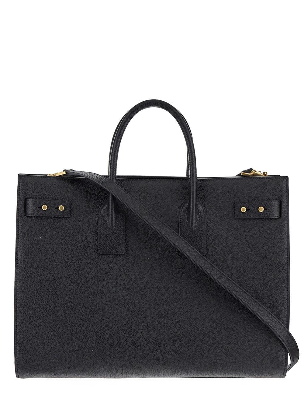 Saint Laurent Sac De Jour Thin Tote Bag - Image 3