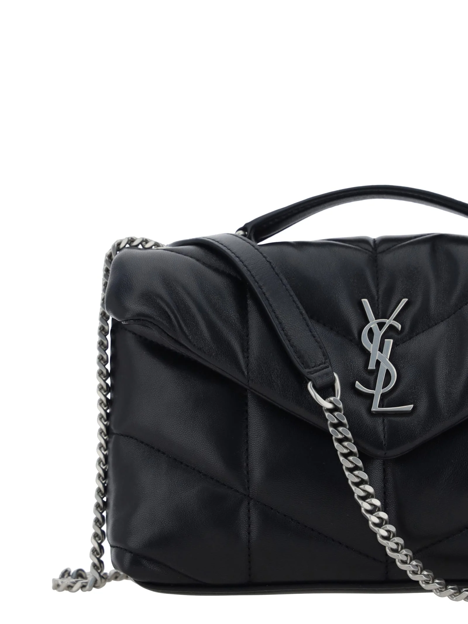 Saint Laurent Mini Shoulder Bag - Nero - Image 4