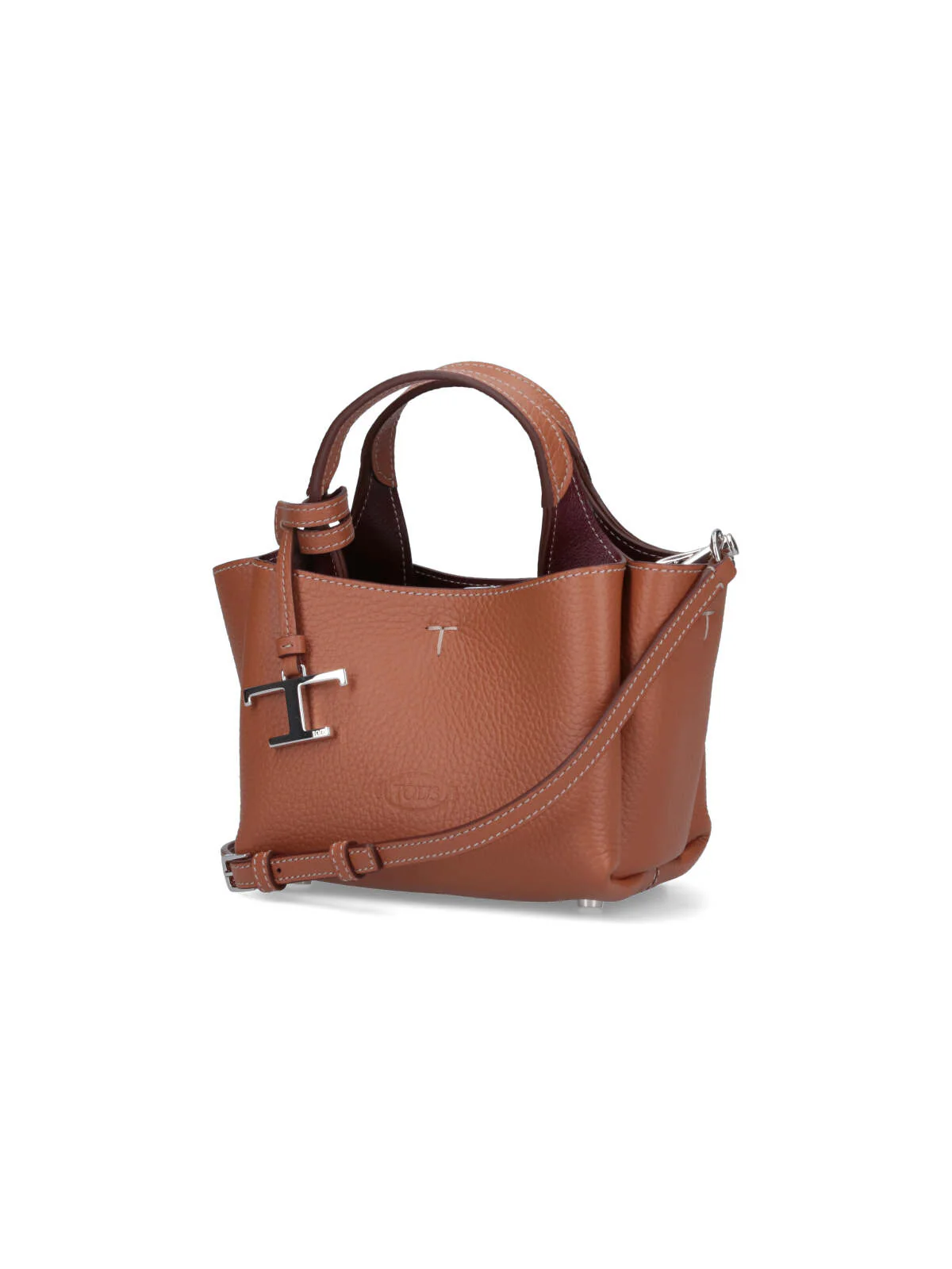 Tod's Micro Leather Handbag - Brown - Image 2
