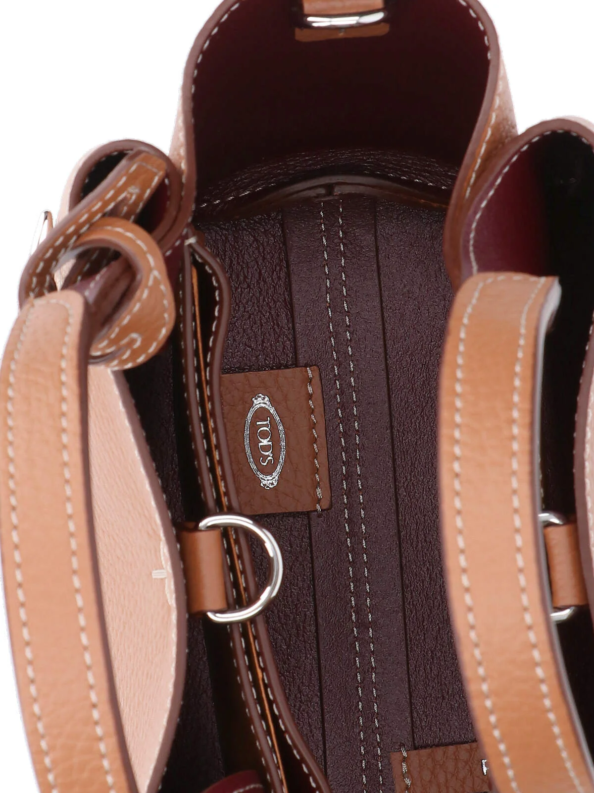 Tod's Micro Leather Handbag - Brown - Image 4