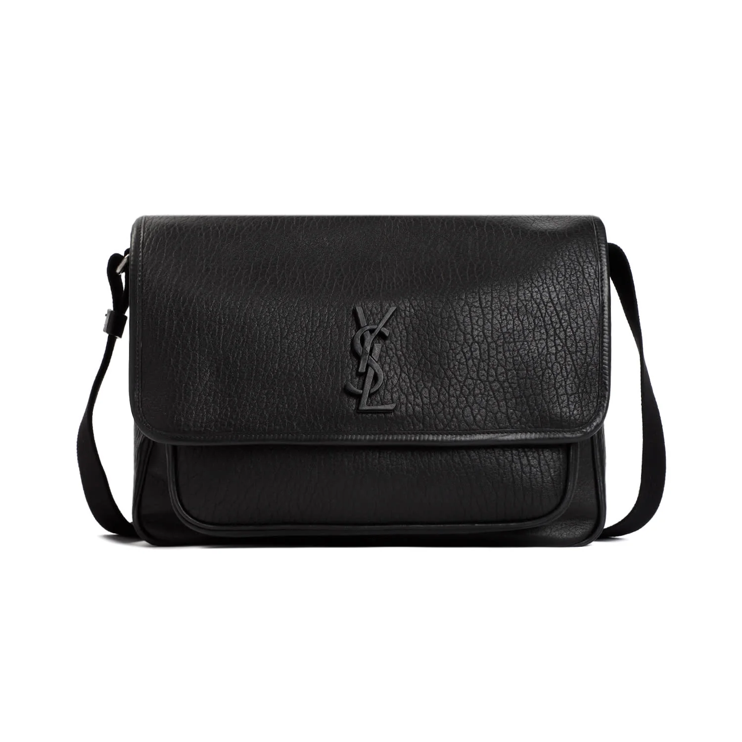 Saint Laurent Niki Logo Plaque Messenger Bag - Nero - Image 2