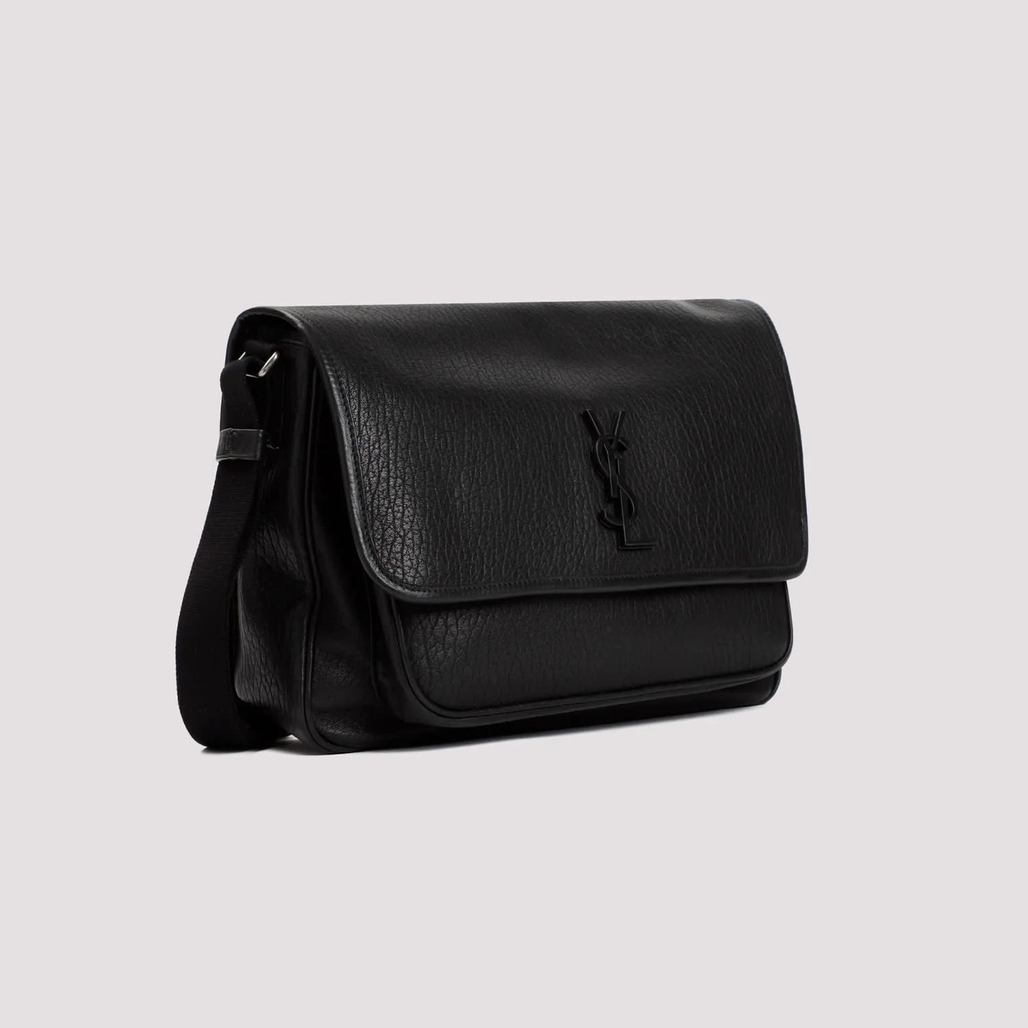 Saint Laurent Niki Logo Plaque Messenger Bag - Nero - Image 5