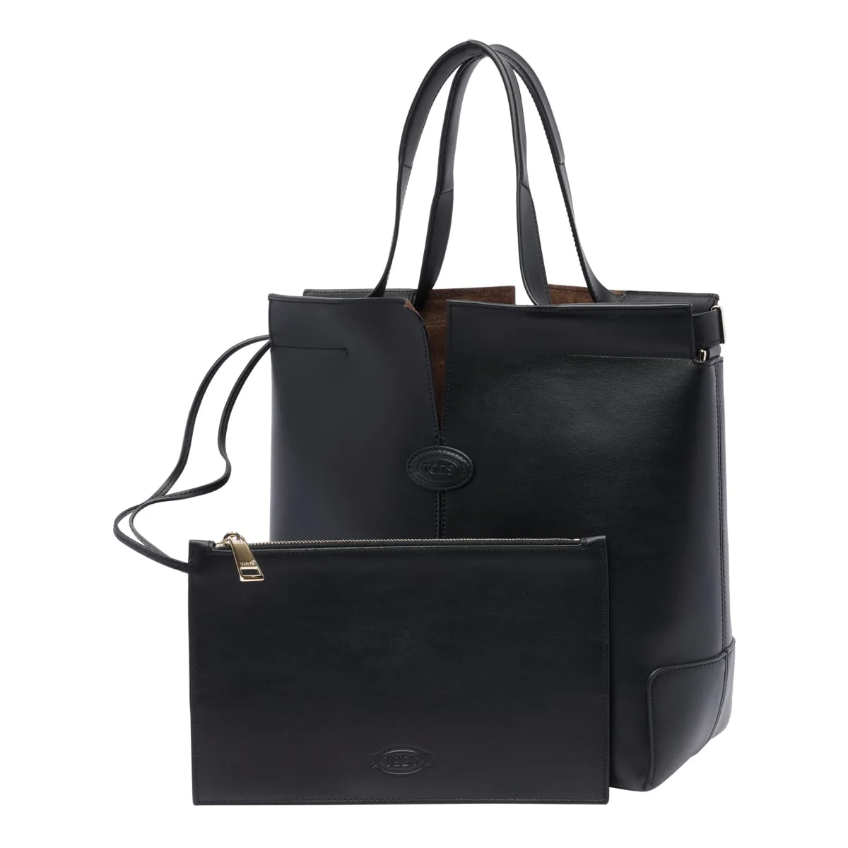 Tod's Di Folio Shopping Bag - Black - Image 4
