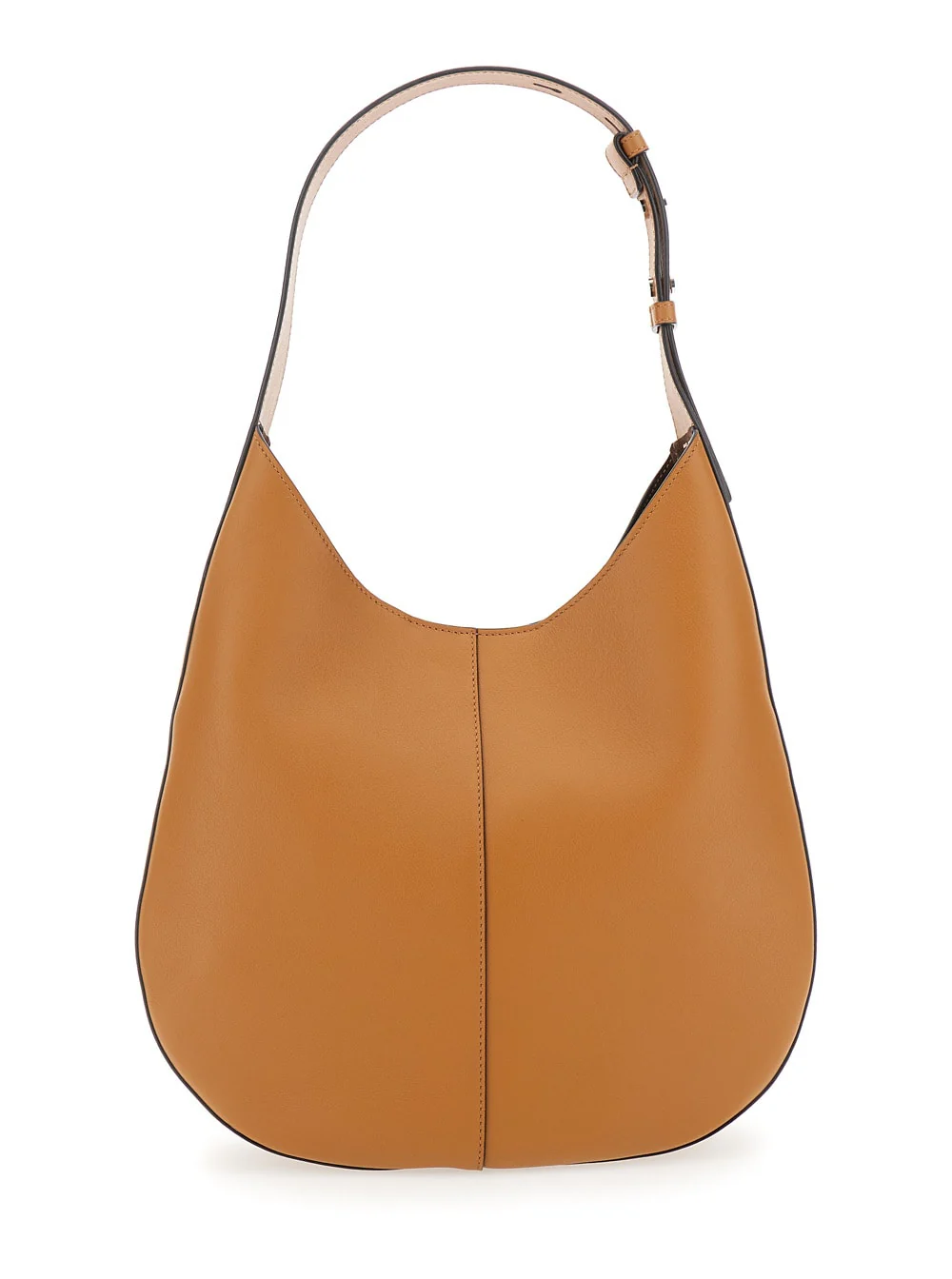 Tod's Hobo Bag With Contrasting Edges In Leather - Brown - Image 2