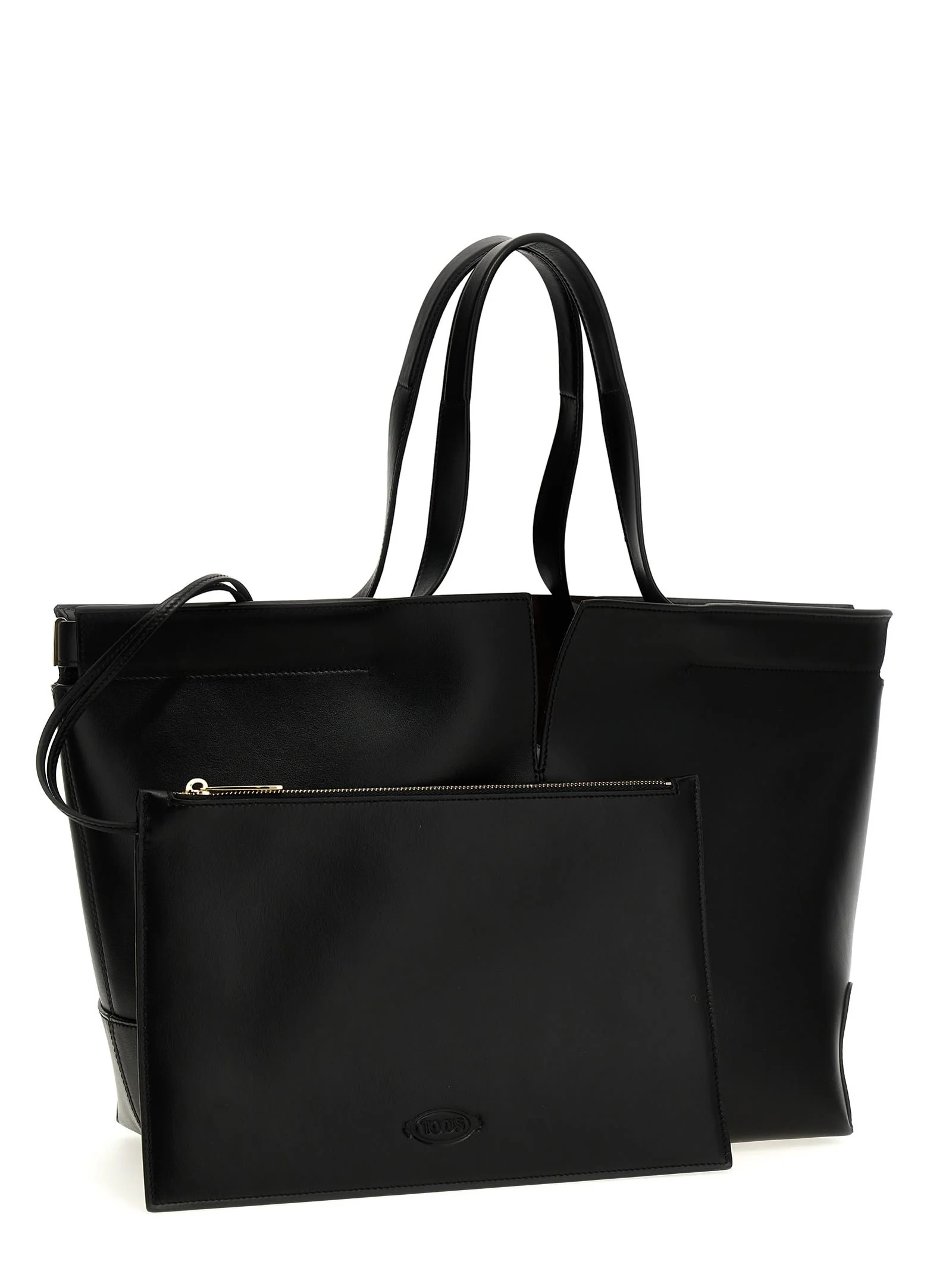 Tod's Di Bag Folio Tote - Black - Image 3
