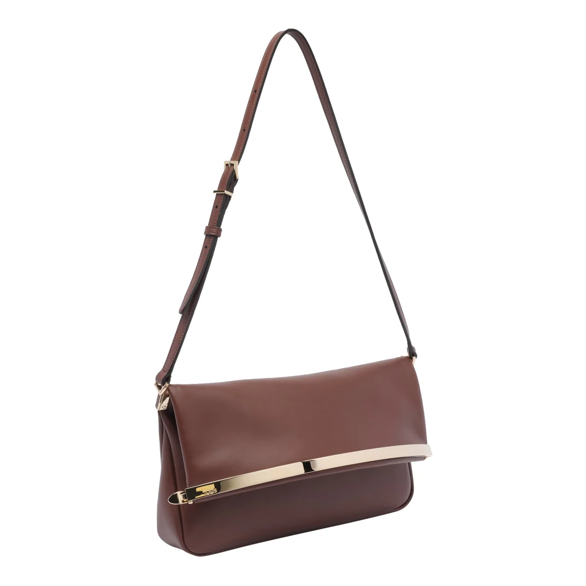 Tod's Leather Flap Bag - Brown - Image 3