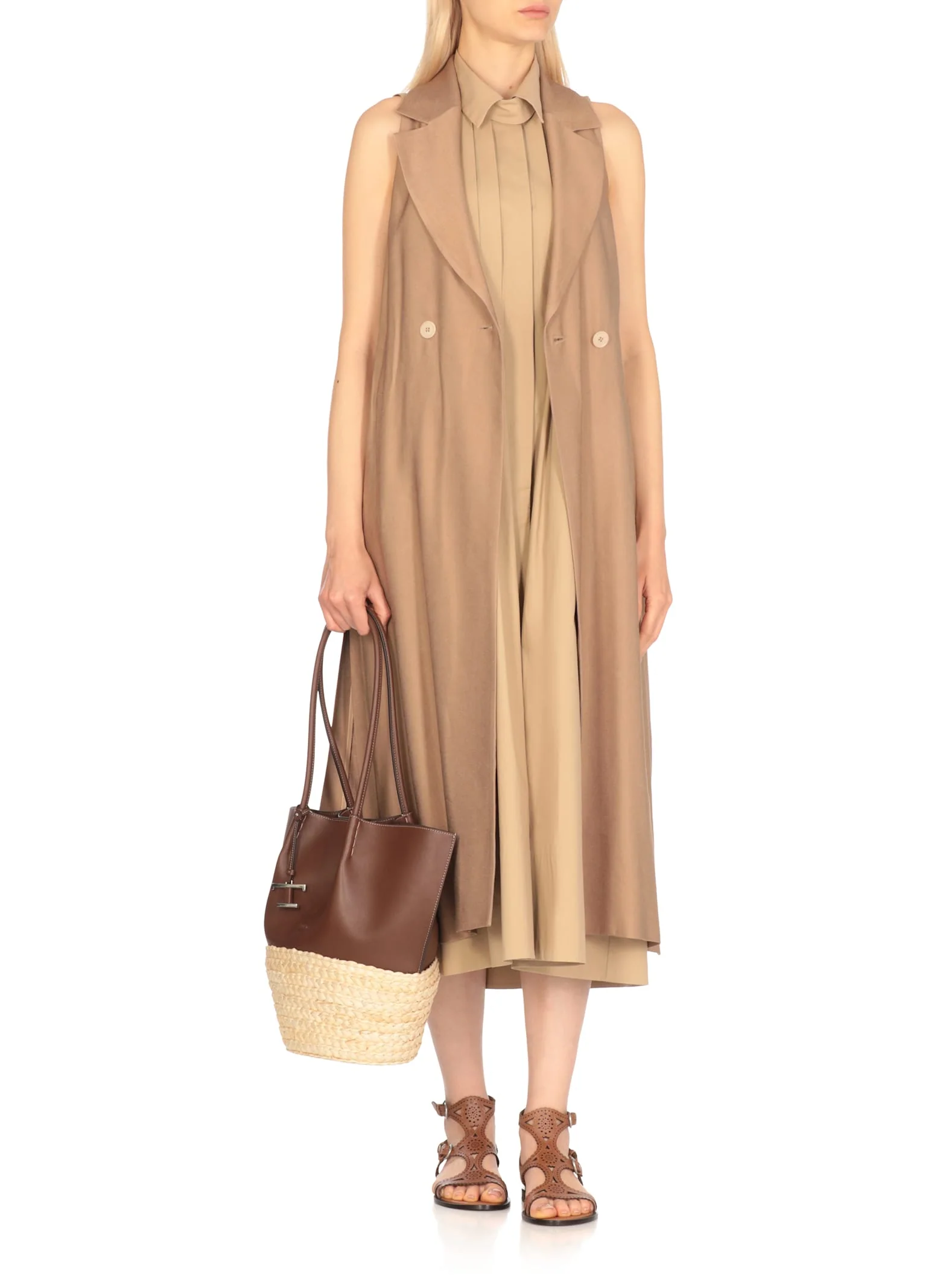 Tod's Medium Bux Top Handle Bag - Brown - Image 2