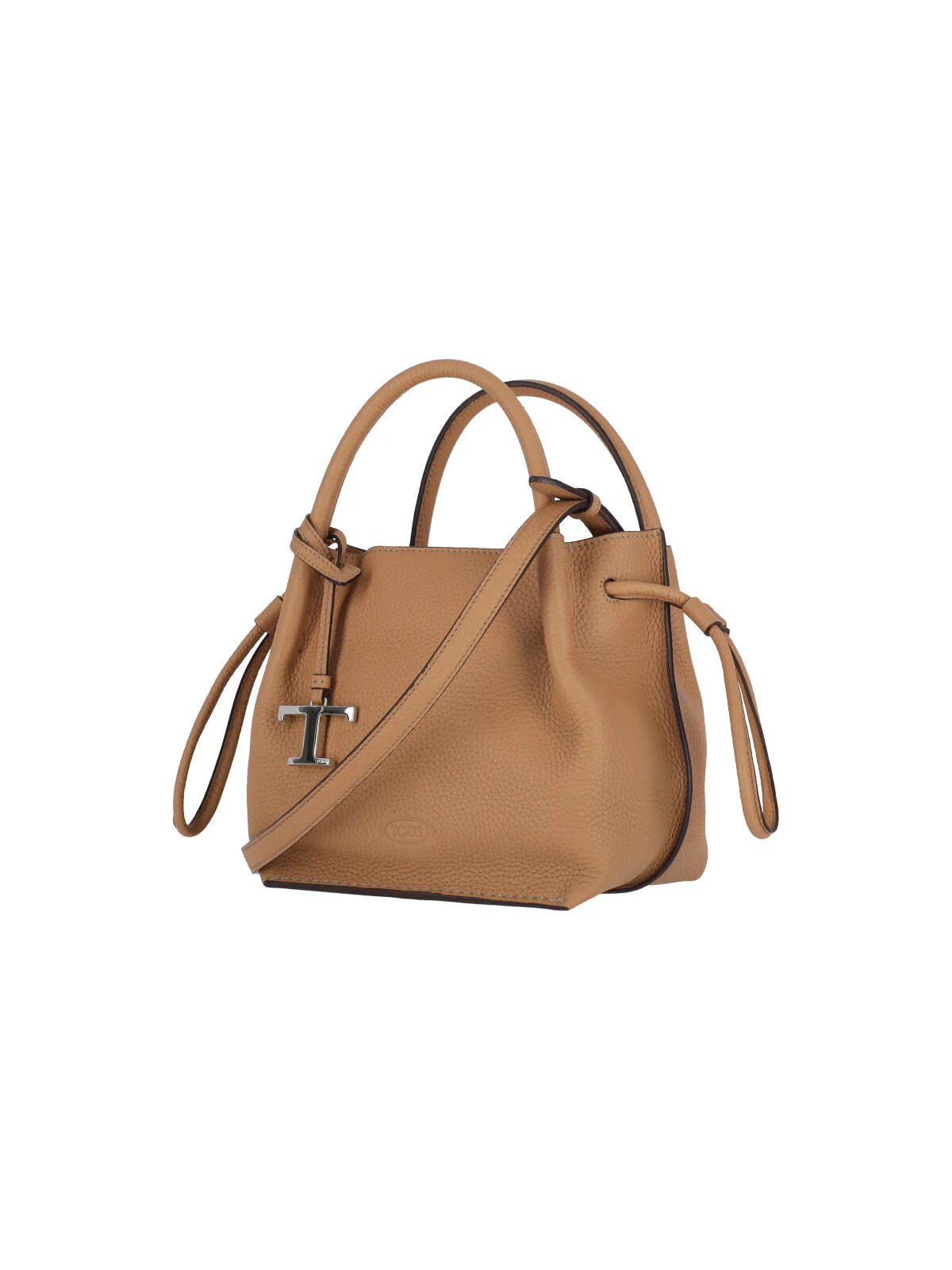 Tod's Small Logo Bucket Bag - Beige - Image 2