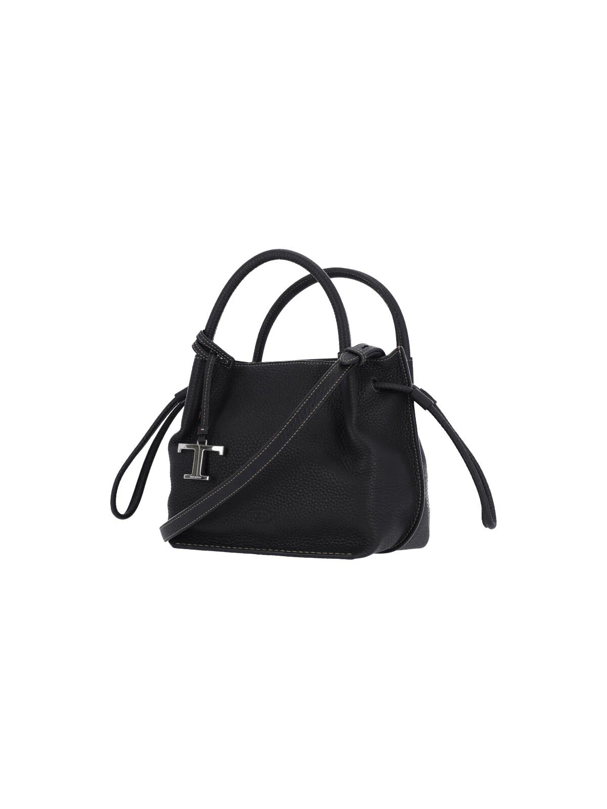 Tod's Small Logo Bucket Bag - Black - Image 2