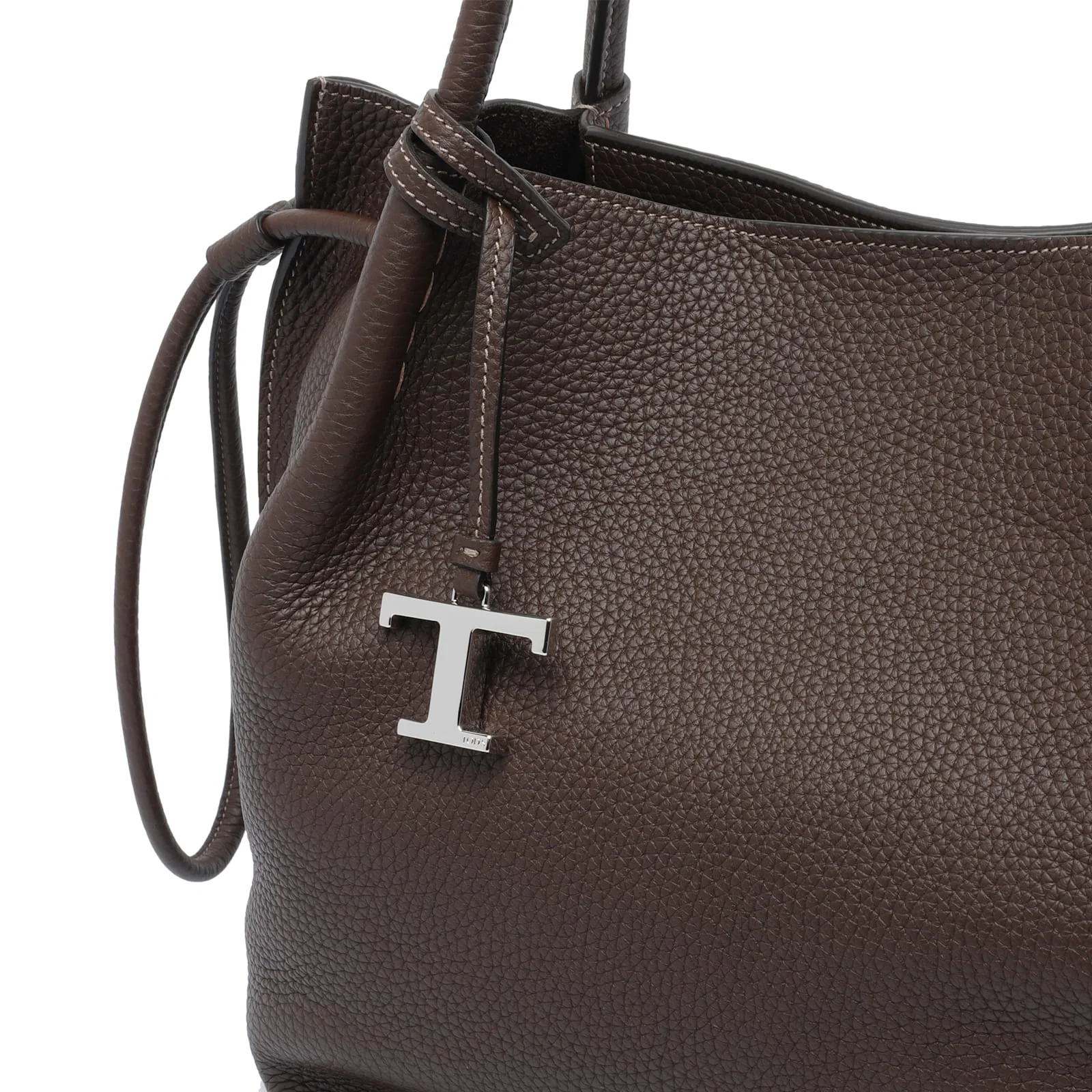 Tod's Buz Sacca Media Shoulder Bag - Brown - Image 4