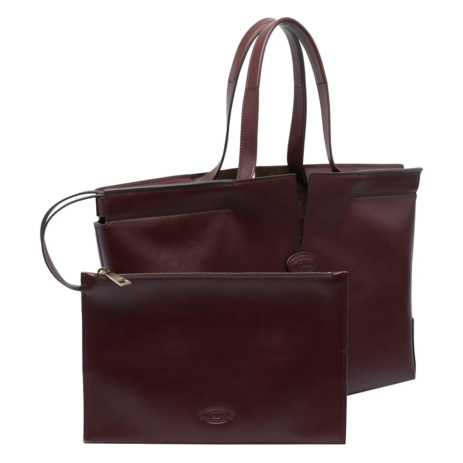Tod's Di Bag Folio Small Medium Tote - Brown - Image 4