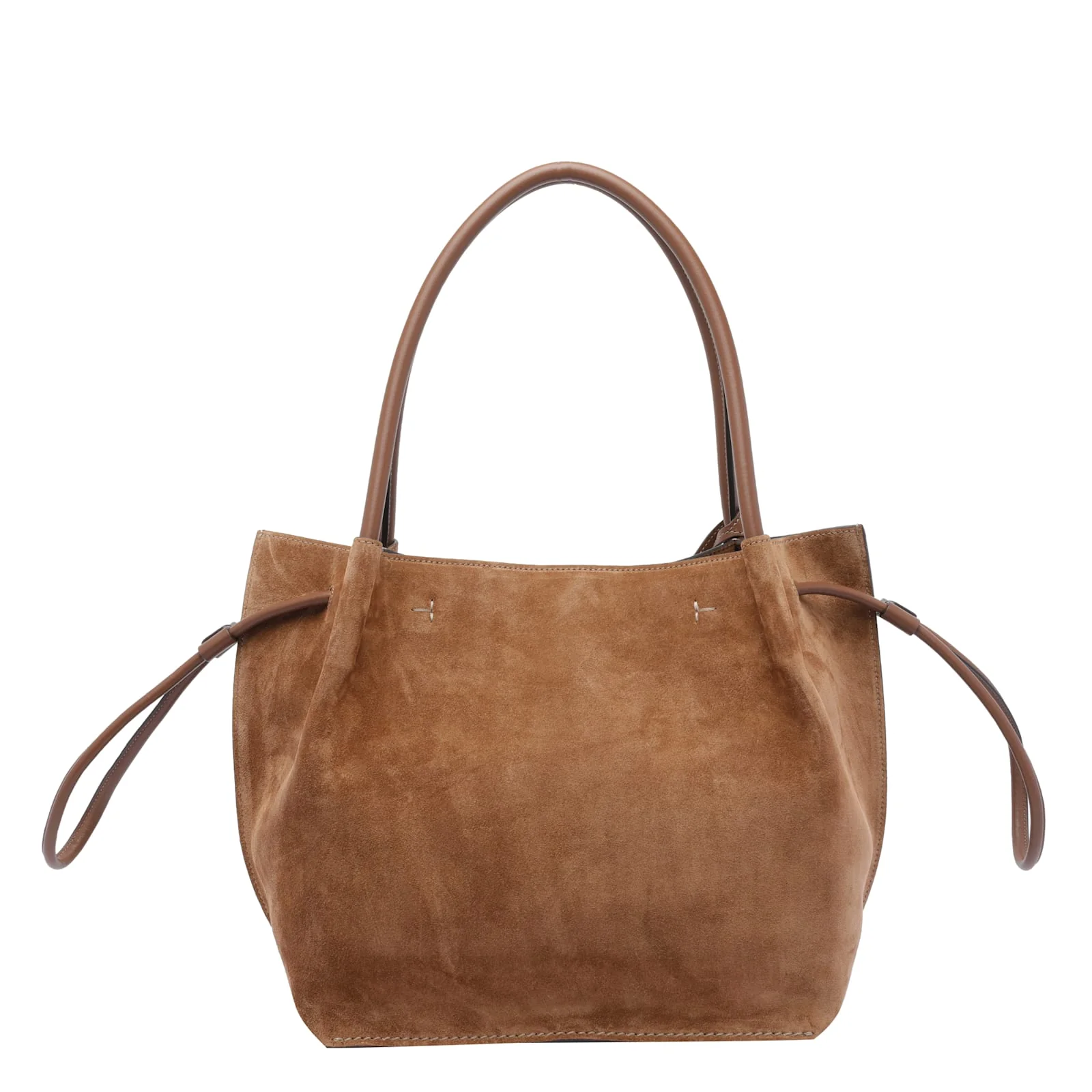 Tod's Medium Suede Bucket Bag - Brown - Image 3
