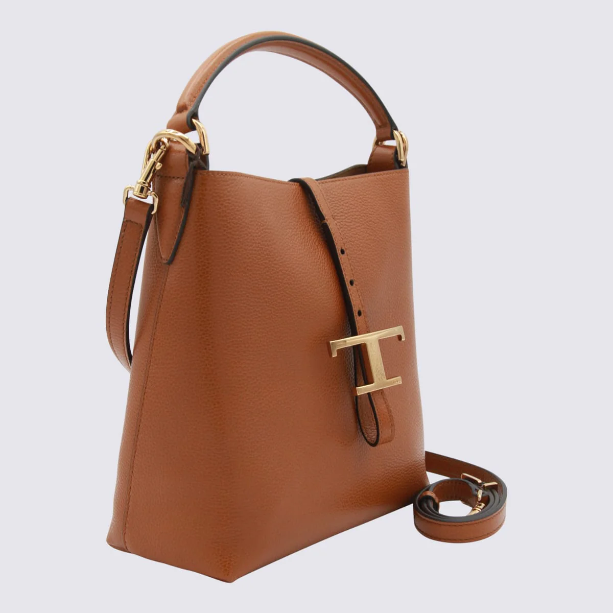 Tod's Brown Leather Top Handle Bag - Brown - Image 2