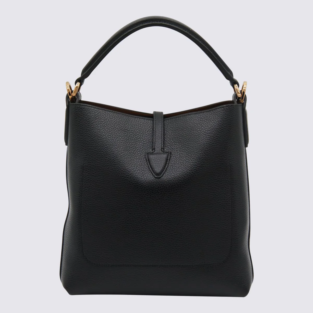 Tod's Black Leather Top Handle Bag - Black - Image 3