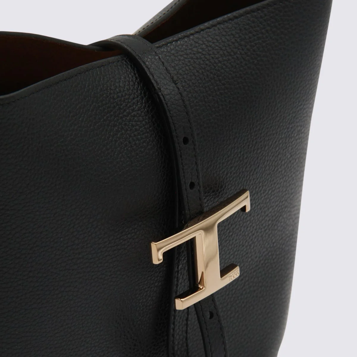 Tod's Black Leather Top Handle Bag - Black - Image 4