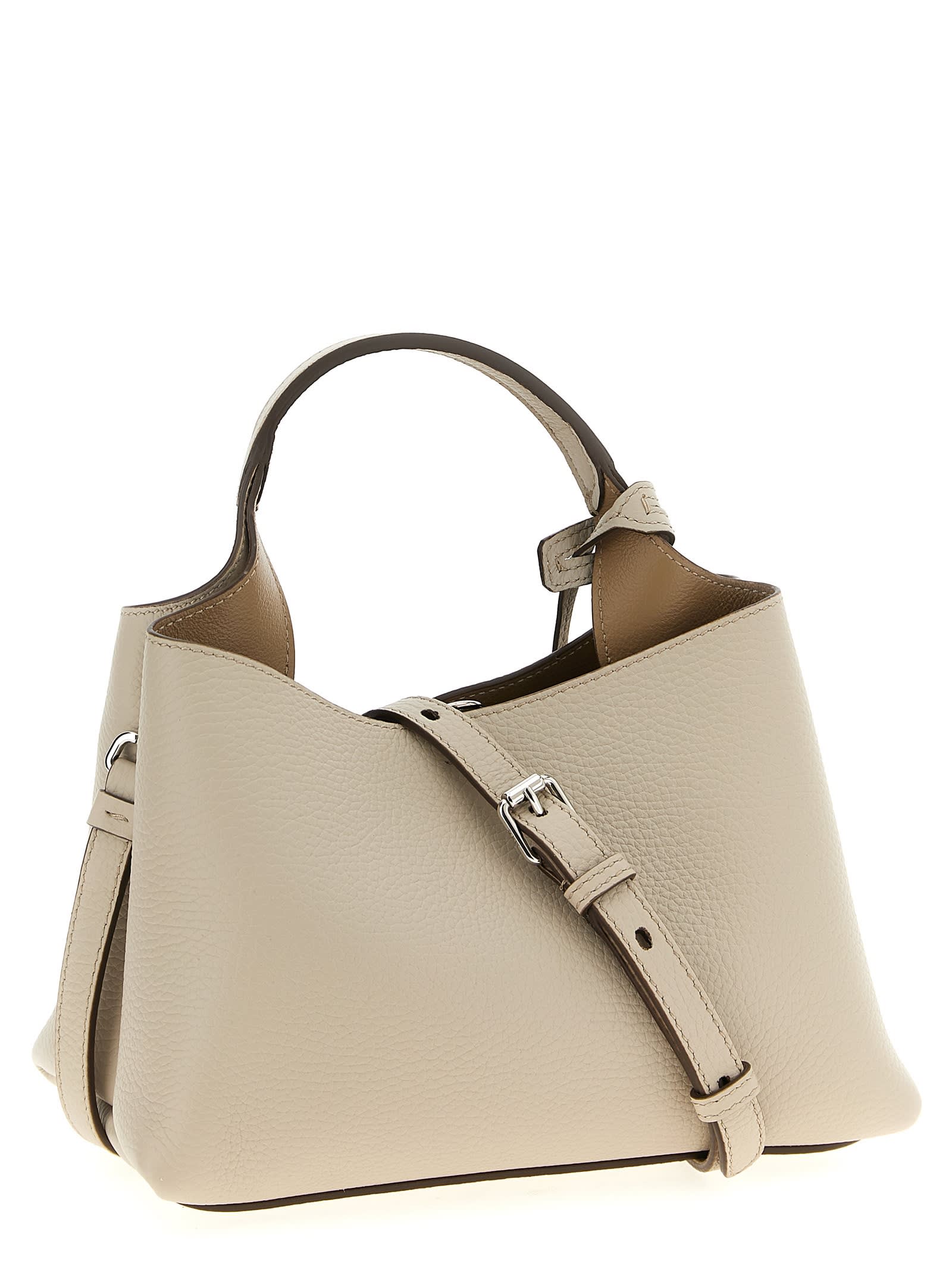 Tod's Micro Leather Handbag - Gray - Image 2