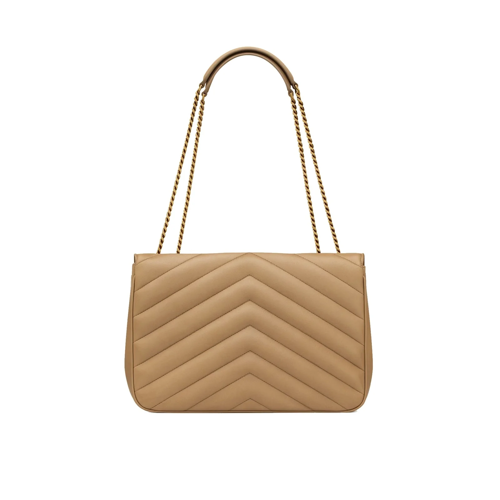 Saint Laurent Loulou Large Shoulder Bag - Beige - Image 3