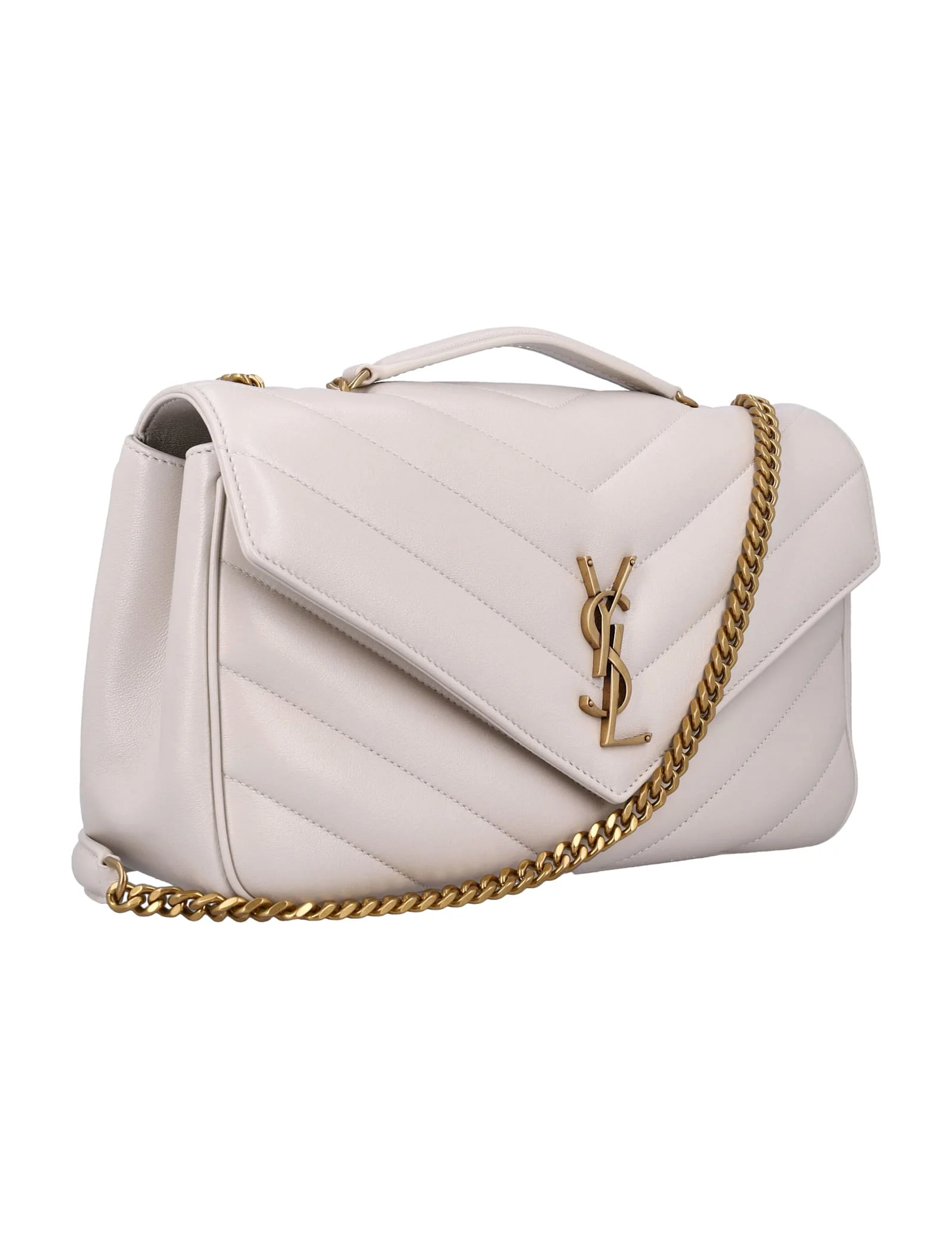 Saint Laurent Loulou Medium Chevron-quilted Lambskin Bag - Image 2
