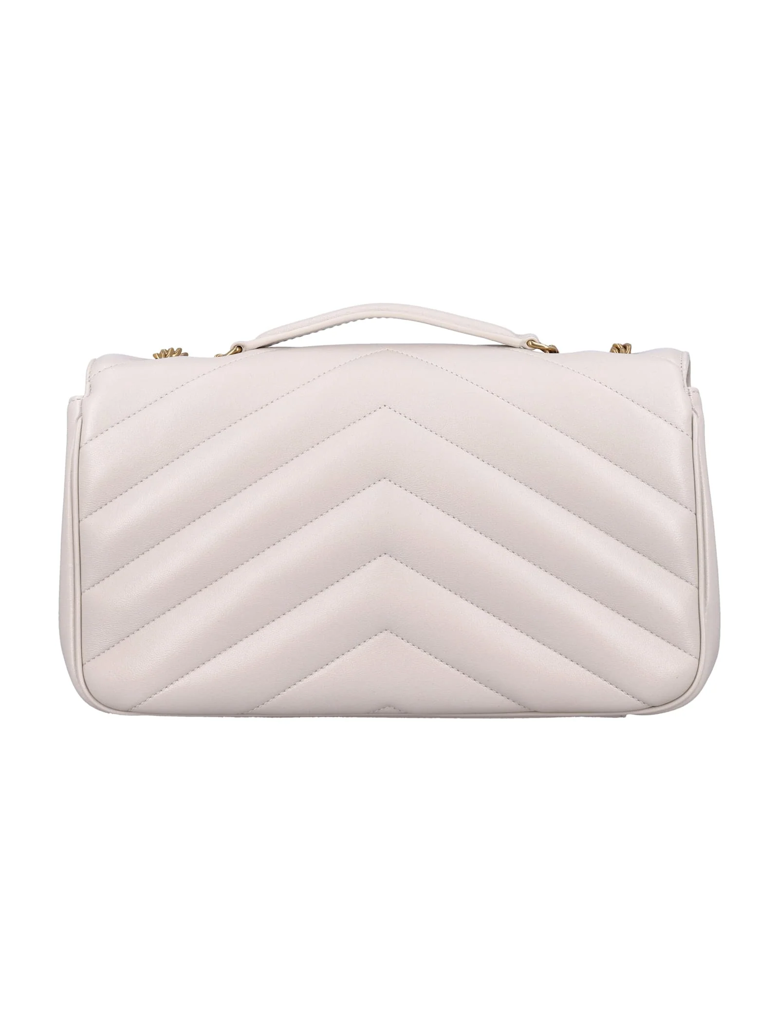 Saint Laurent Loulou Medium Chevron-quilted Lambskin Bag - Image 4
