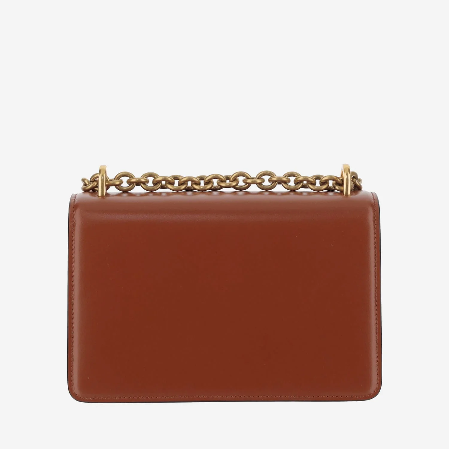 Valentino Garavani Vain Leather Small Shoulder Bag - Brown - Image 3