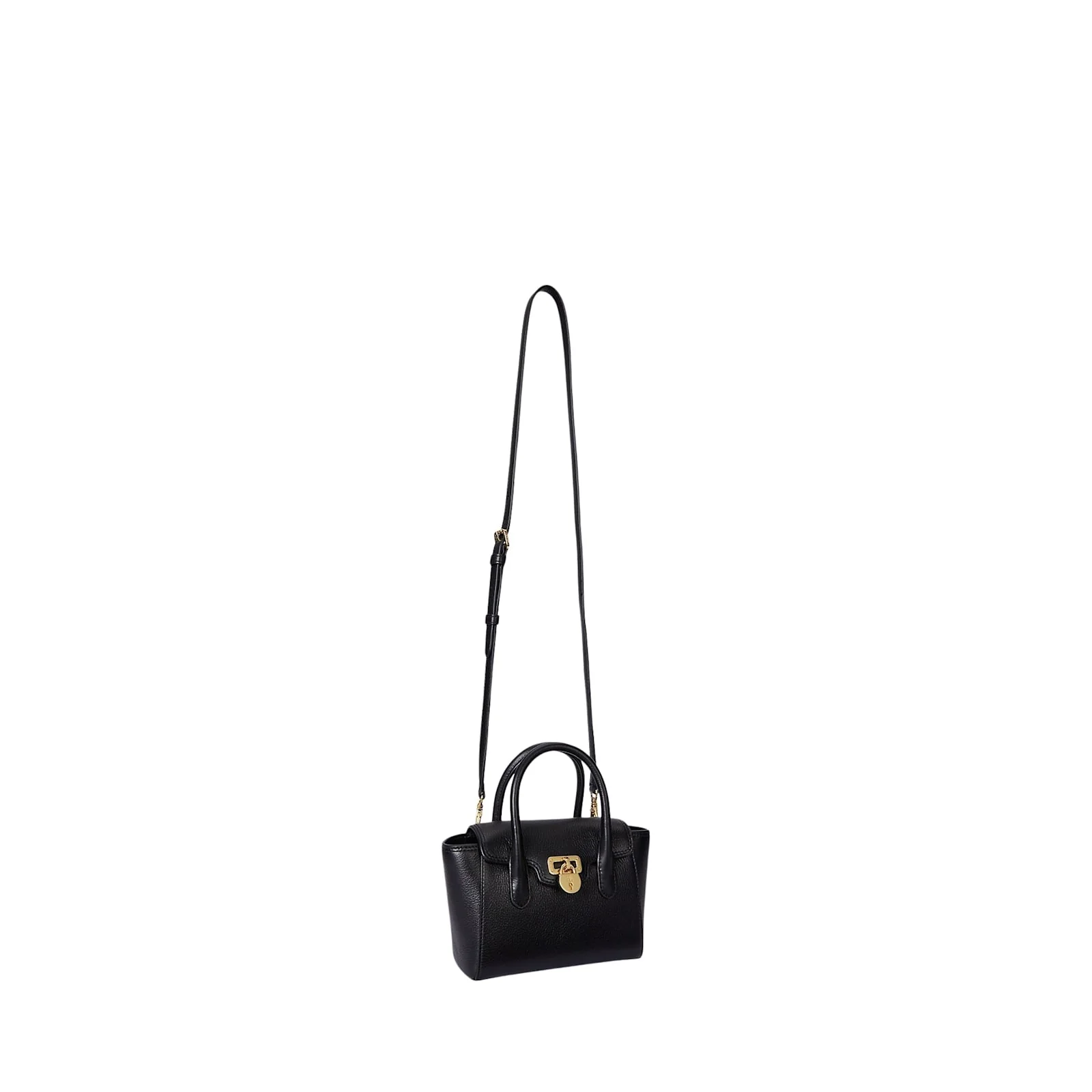Ralph Lauren Tnnr Sm Schl Satchel Small Satchel - Black - Image 2