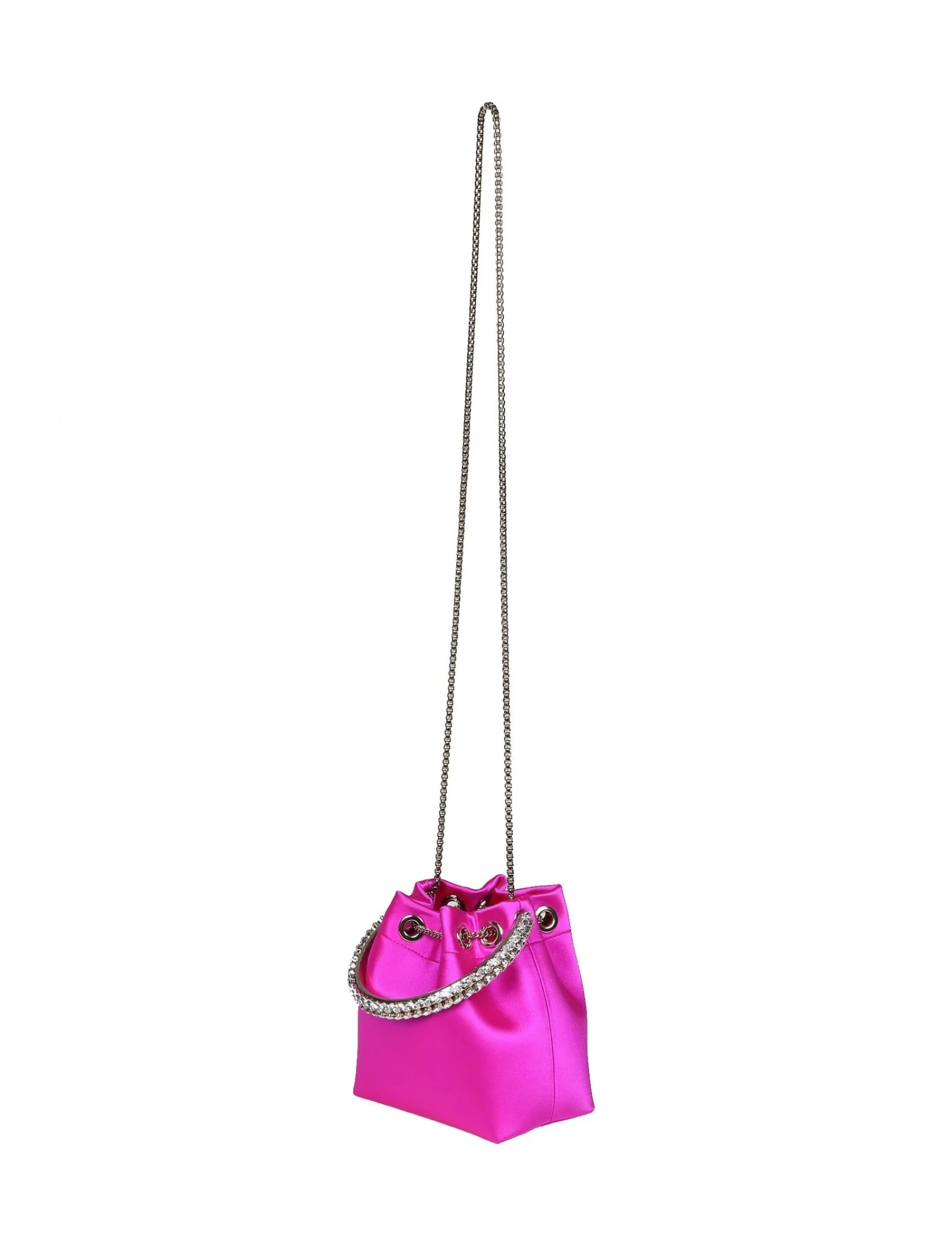 JIMMY CHOO Bon Bon Bucket Bag - Fuchsia - Image 3