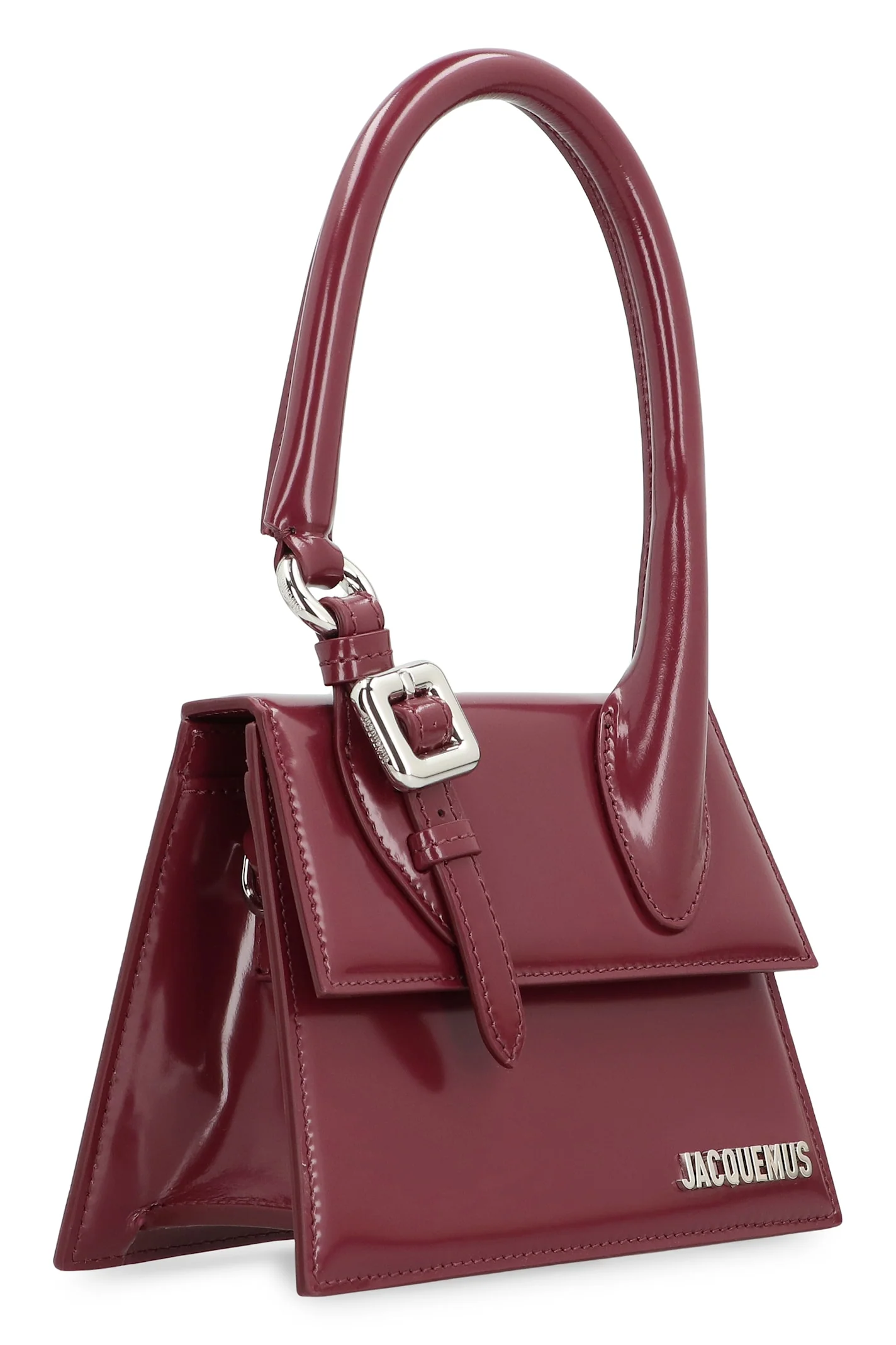 Jacquemus Le Chiquito Moyen Handbag - Red-Purple or Grape - Image 2