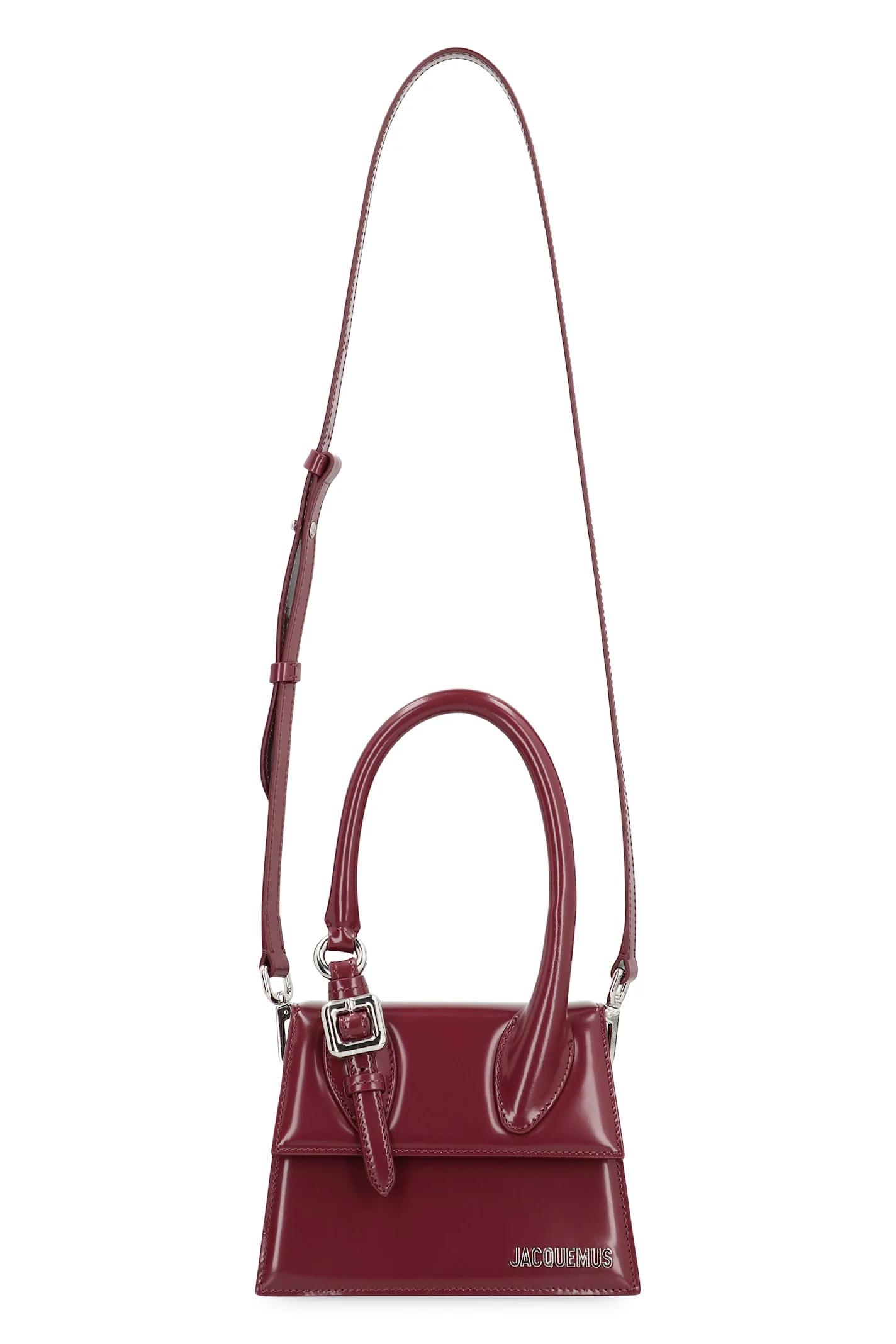 Jacquemus Le Chiquito Moyen Handbag - Red-Purple or Grape - Image 4