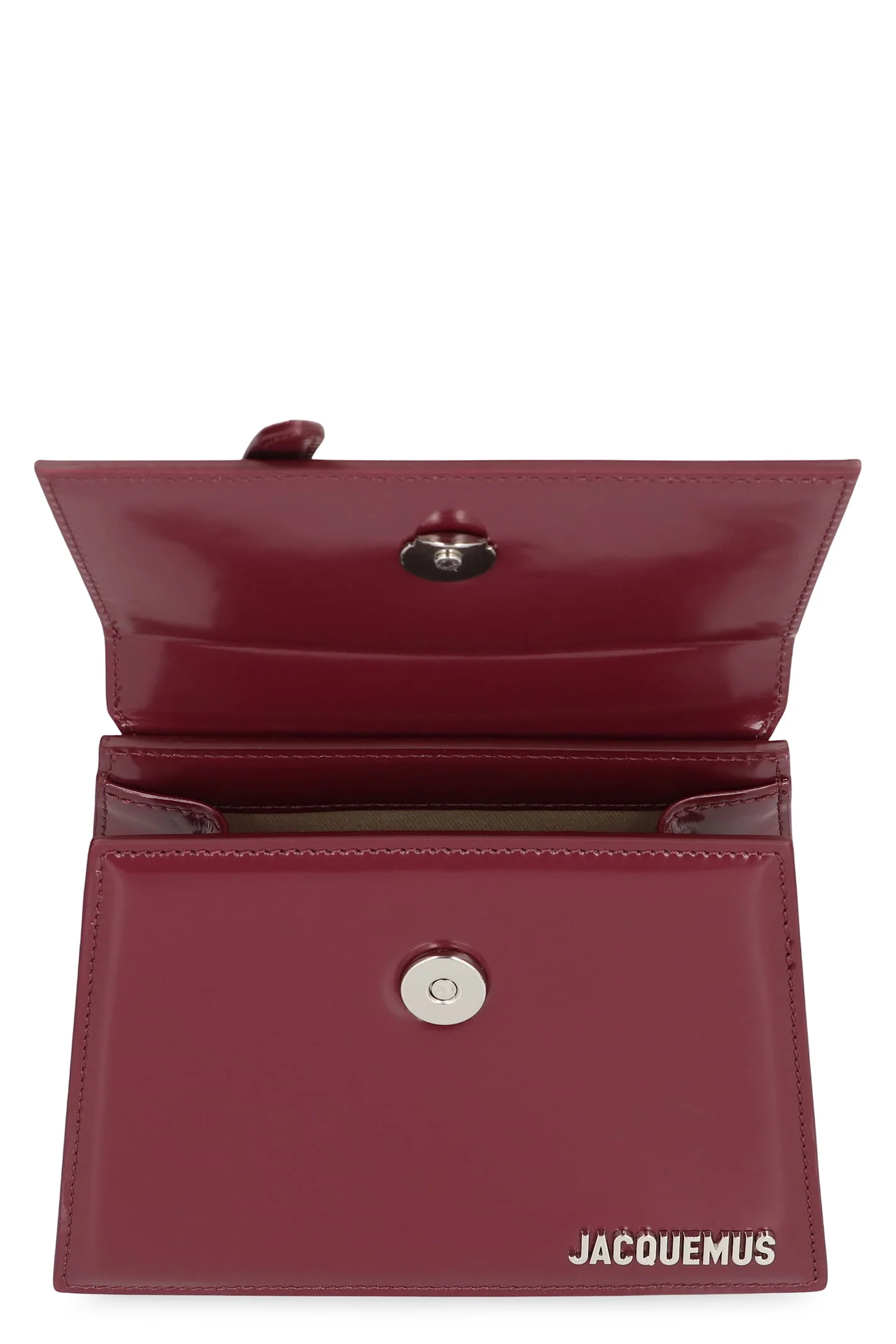 Jacquemus Le Chiquito Moyen Handbag - Red-Purple or Grape - Image 5