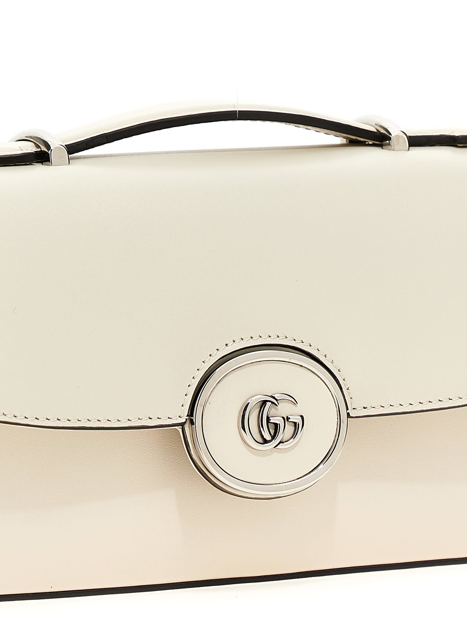 Gucci Petite GG Shoulder Bag - White - Image 3