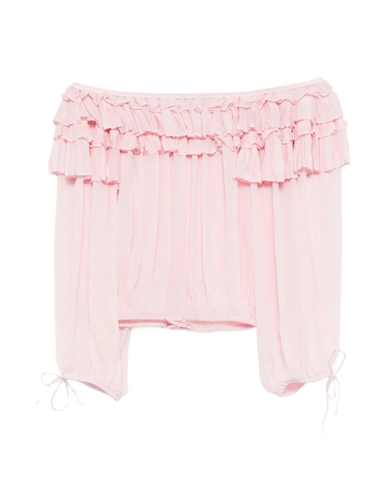 Cynthia Rowley Bella Ruffle Blouse - Pink - Image 7
