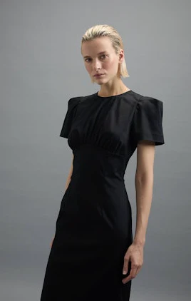 Kika Vargas Sygne Dress - Black - Image 2