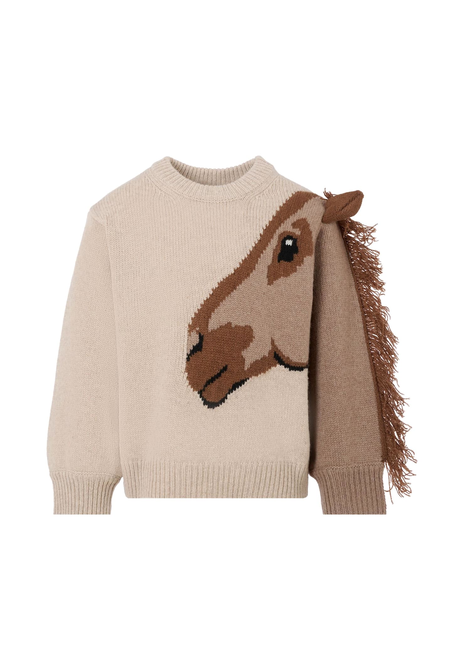 MOLO Horse Sweater - Beige