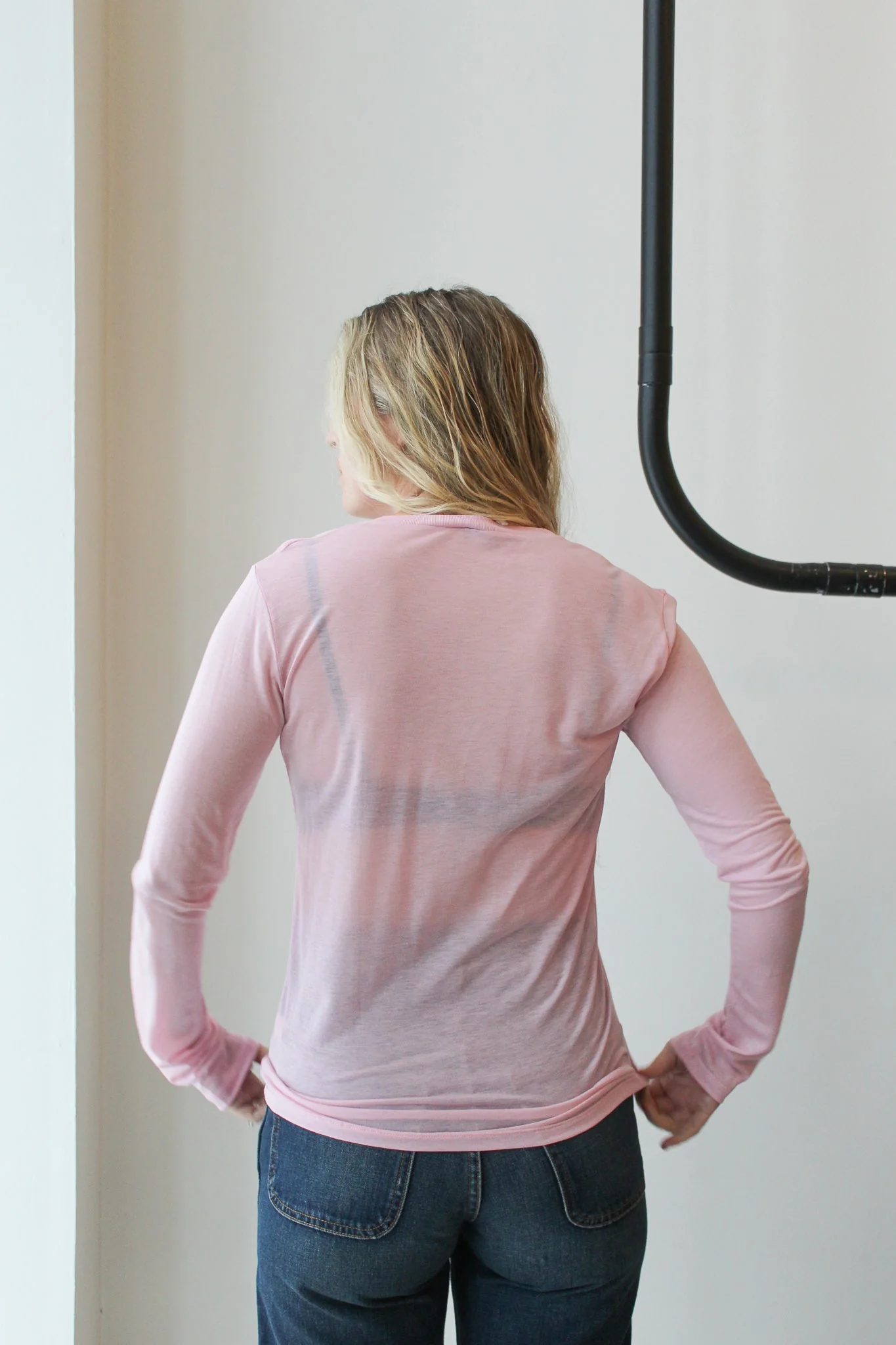 Baserange Long Sleeve Tee - Doro Pink - Image 4