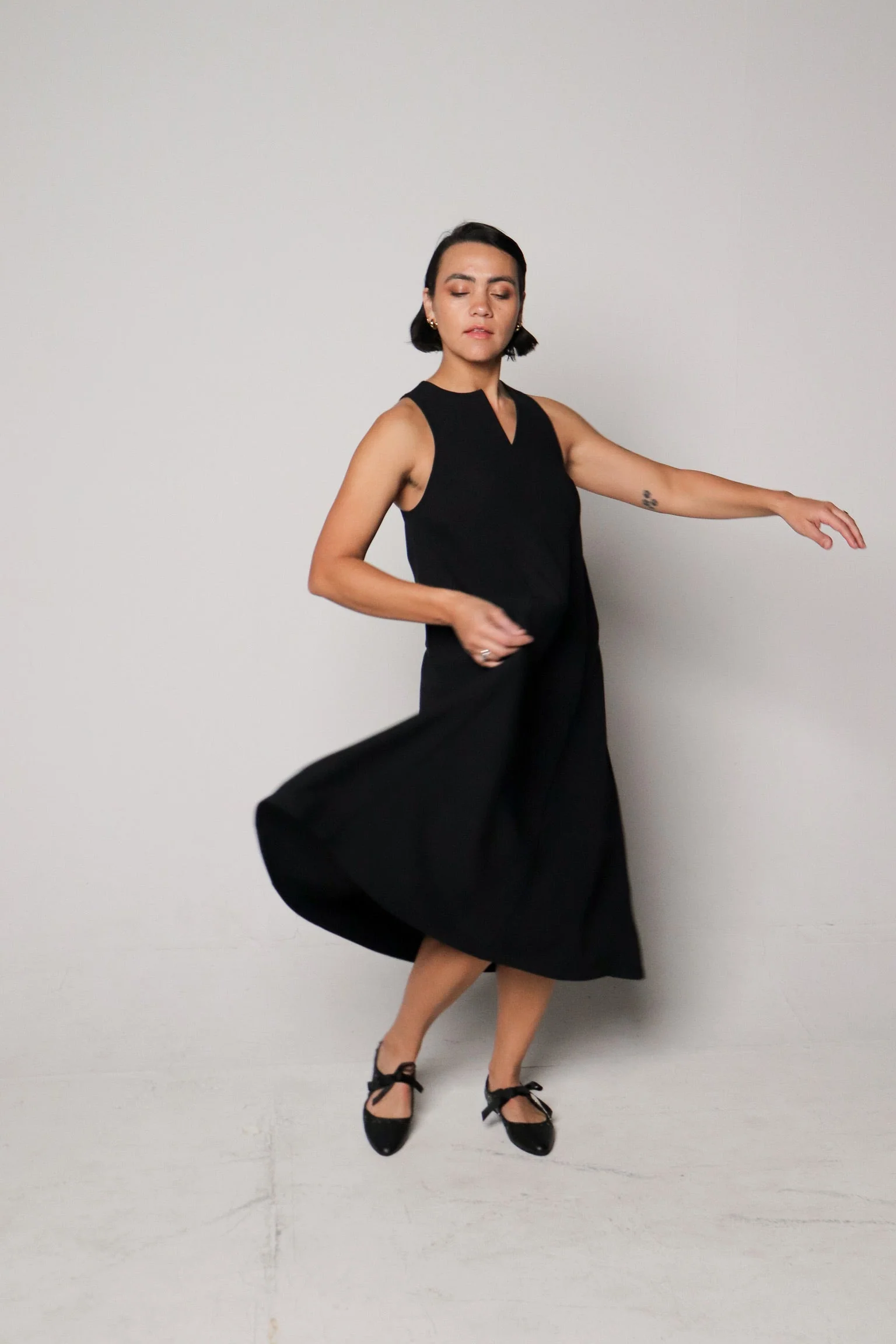 INTENTIONALLY __________. Peak Leather Ballet Flat - Image 2
