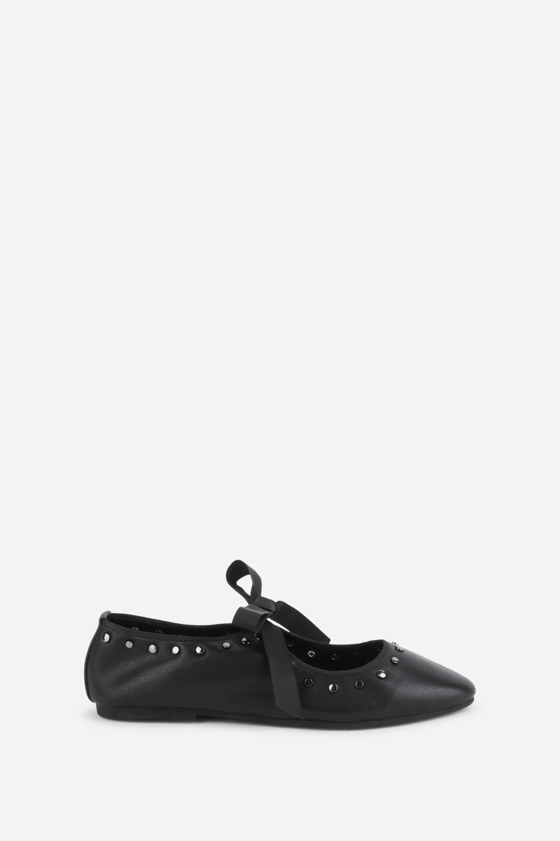 INTENTIONALLY __________. Peak Leather Ballet Flat - Image 5