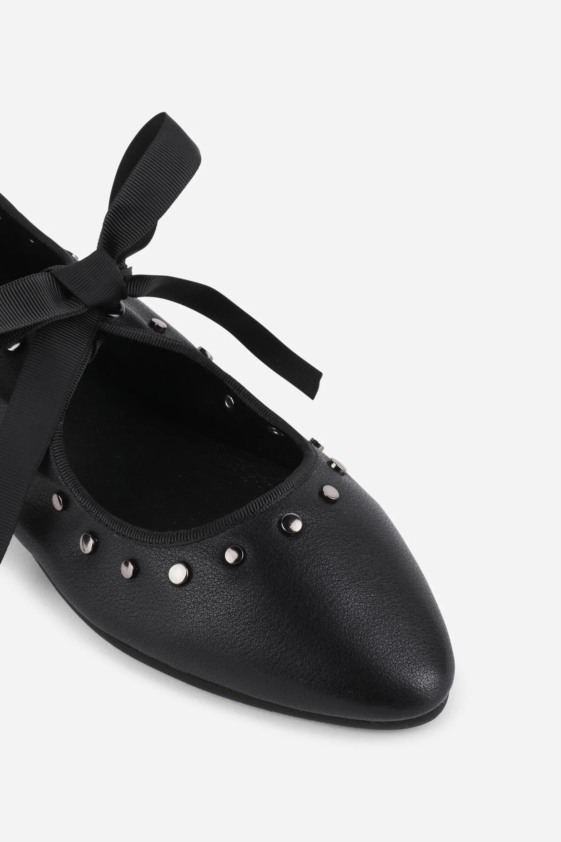 INTENTIONALLY __________. Peak Leather Ballet Flat - Image 7
