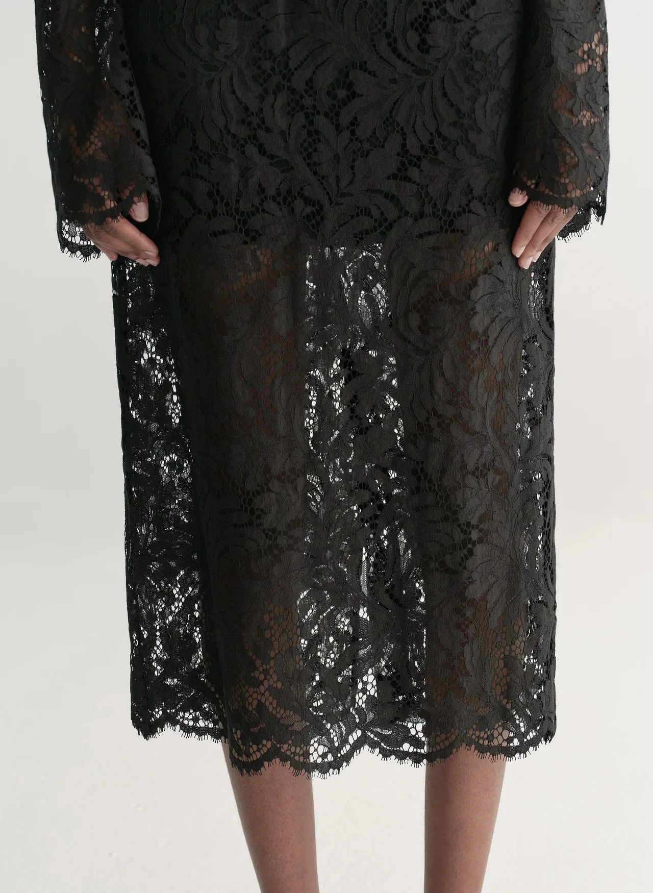 A.L.C. Lydia Lace Midi Skirt - Image 2