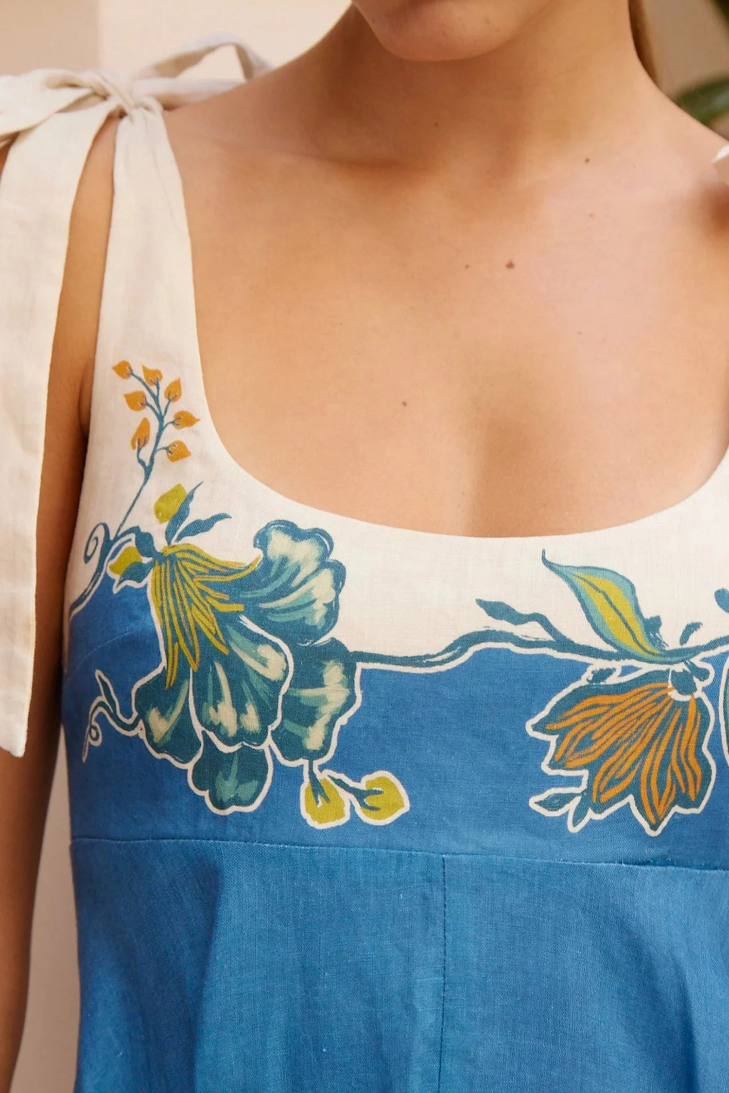 ALEMAIS Luda Ballet Sundress - Blue - Image 4