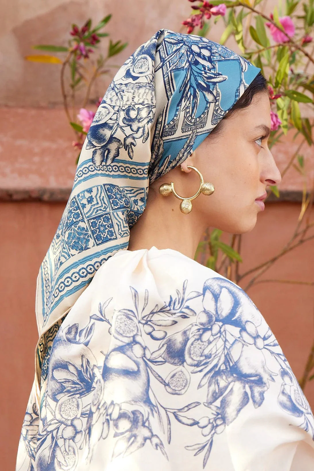 ALEMAIS Villa Romantica Silk Scarf - Multi - Image 2