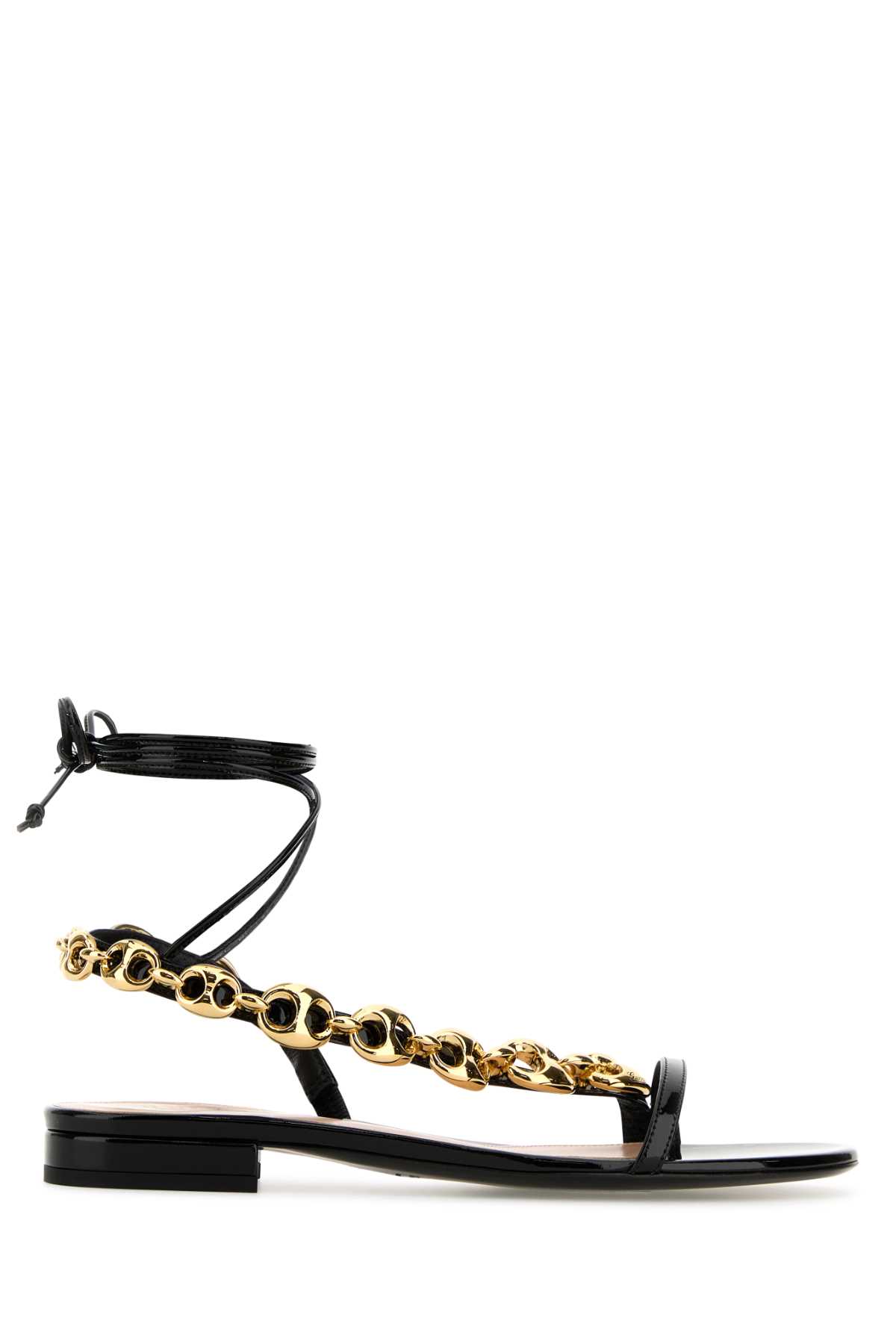 Gucci Marina Chain Sandals - Black
