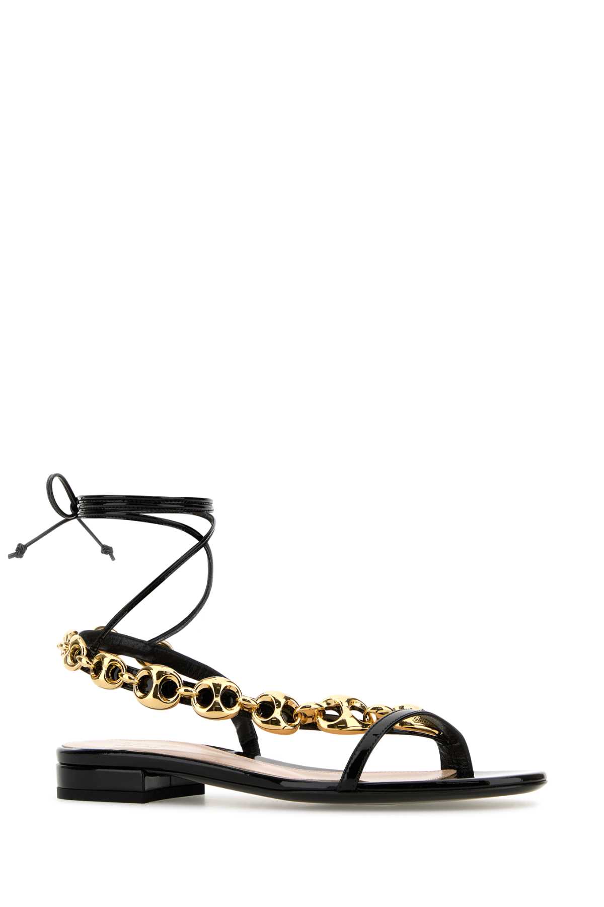 Gucci Marina Chain Sandals - Black - Image 2