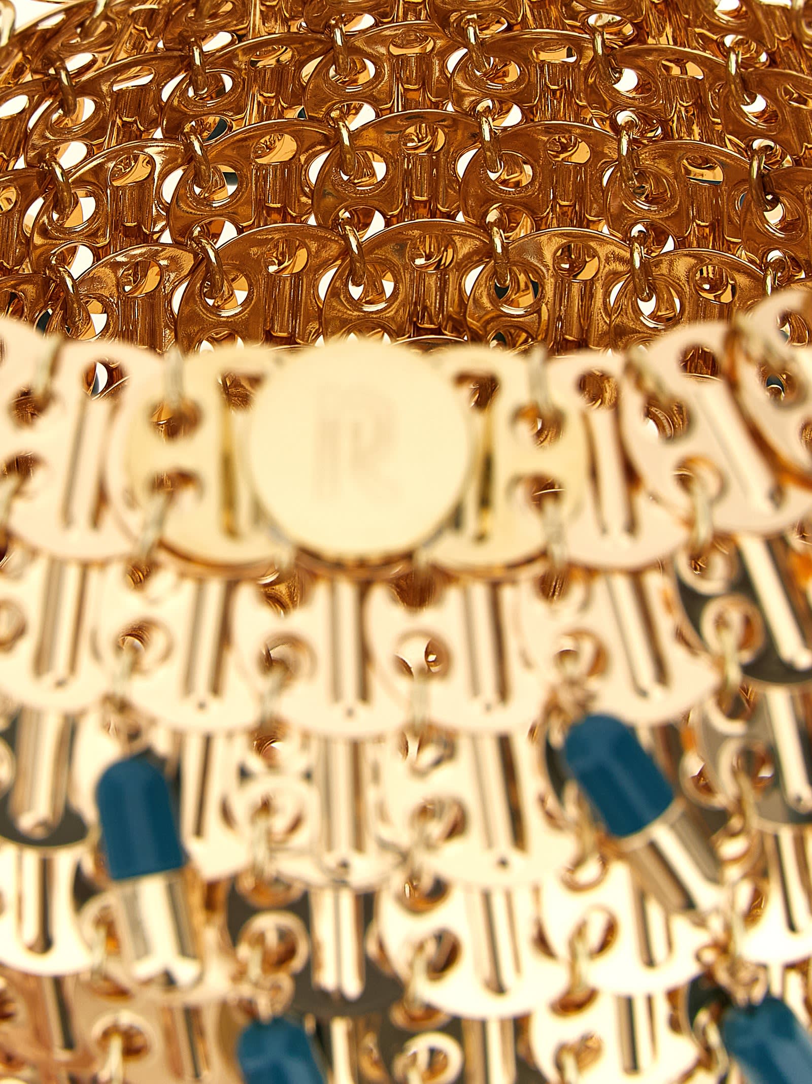 Rabanne 1969 Ball Pils Handbag - Gold - Image 4