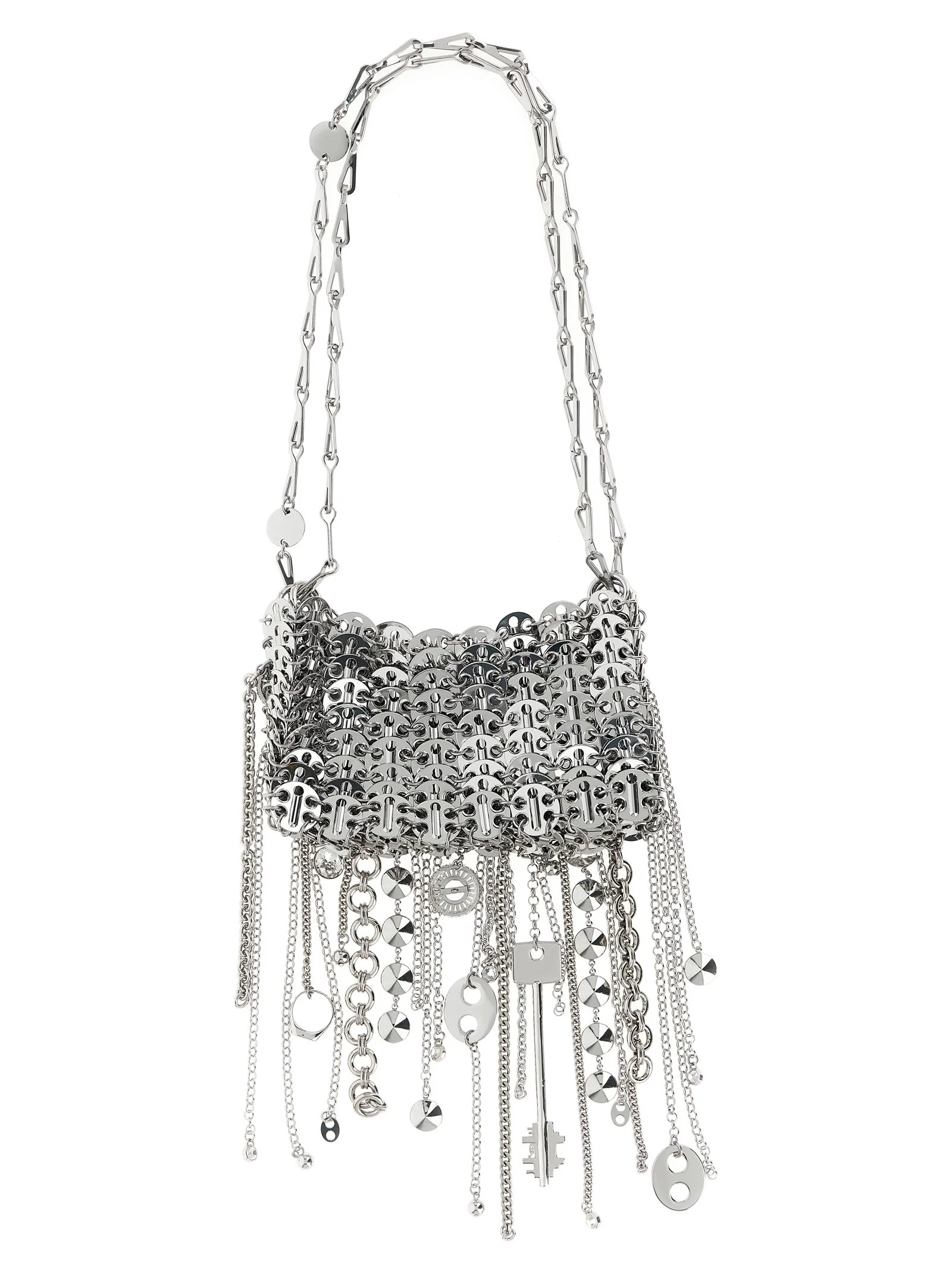 Rabanne 1969 Nano Judy Blane Shoulder Bag - Silver - Image 2