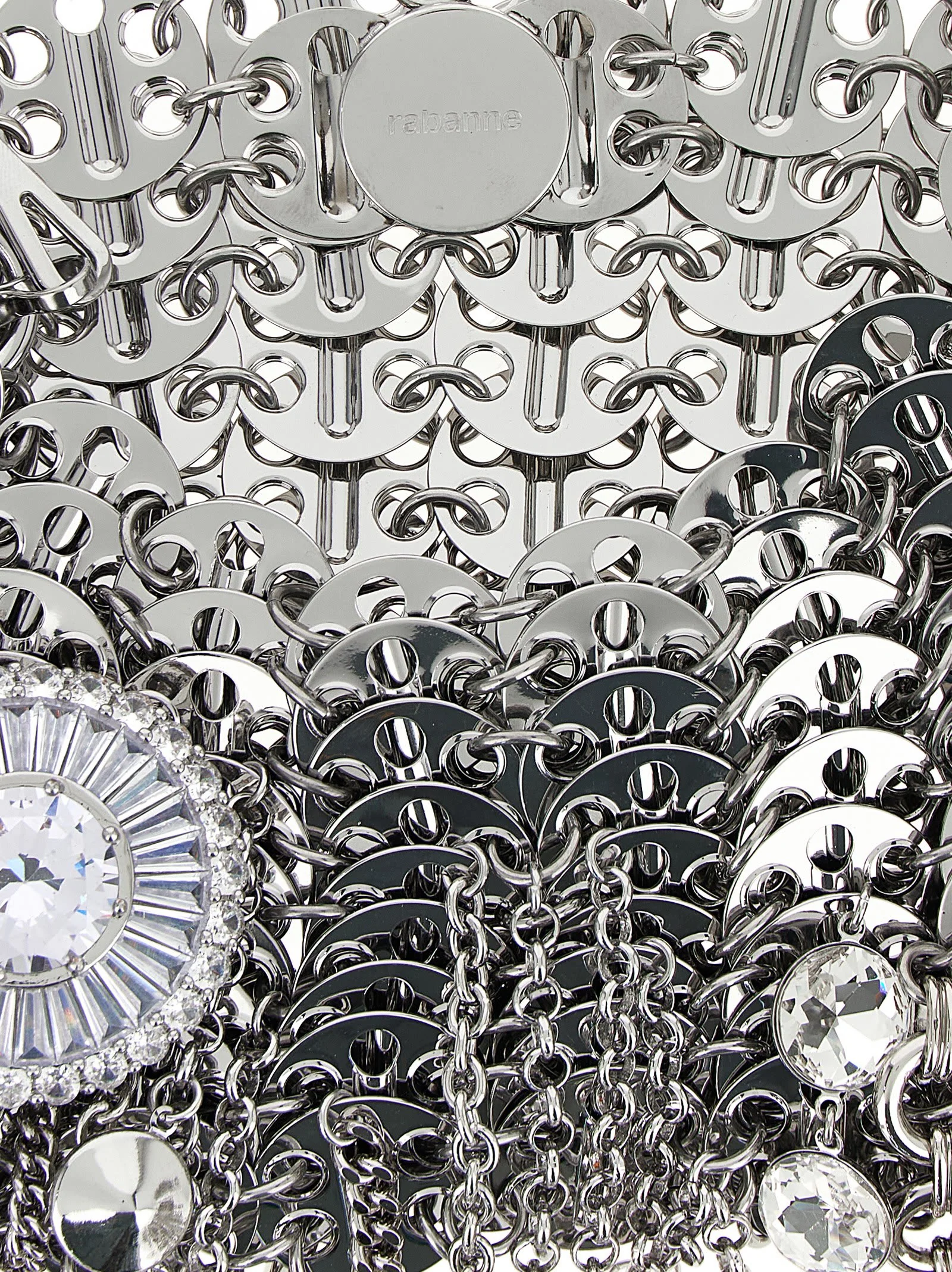 Rabanne 1969 Nano Judy Blane Shoulder Bag - Silver - Image 4