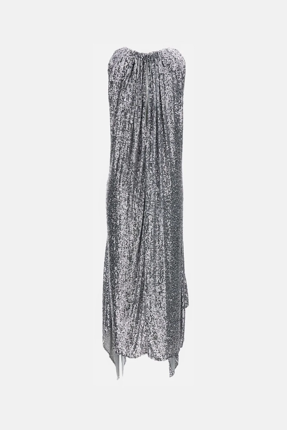 Rabanne Long Dress - Silver - Image 2