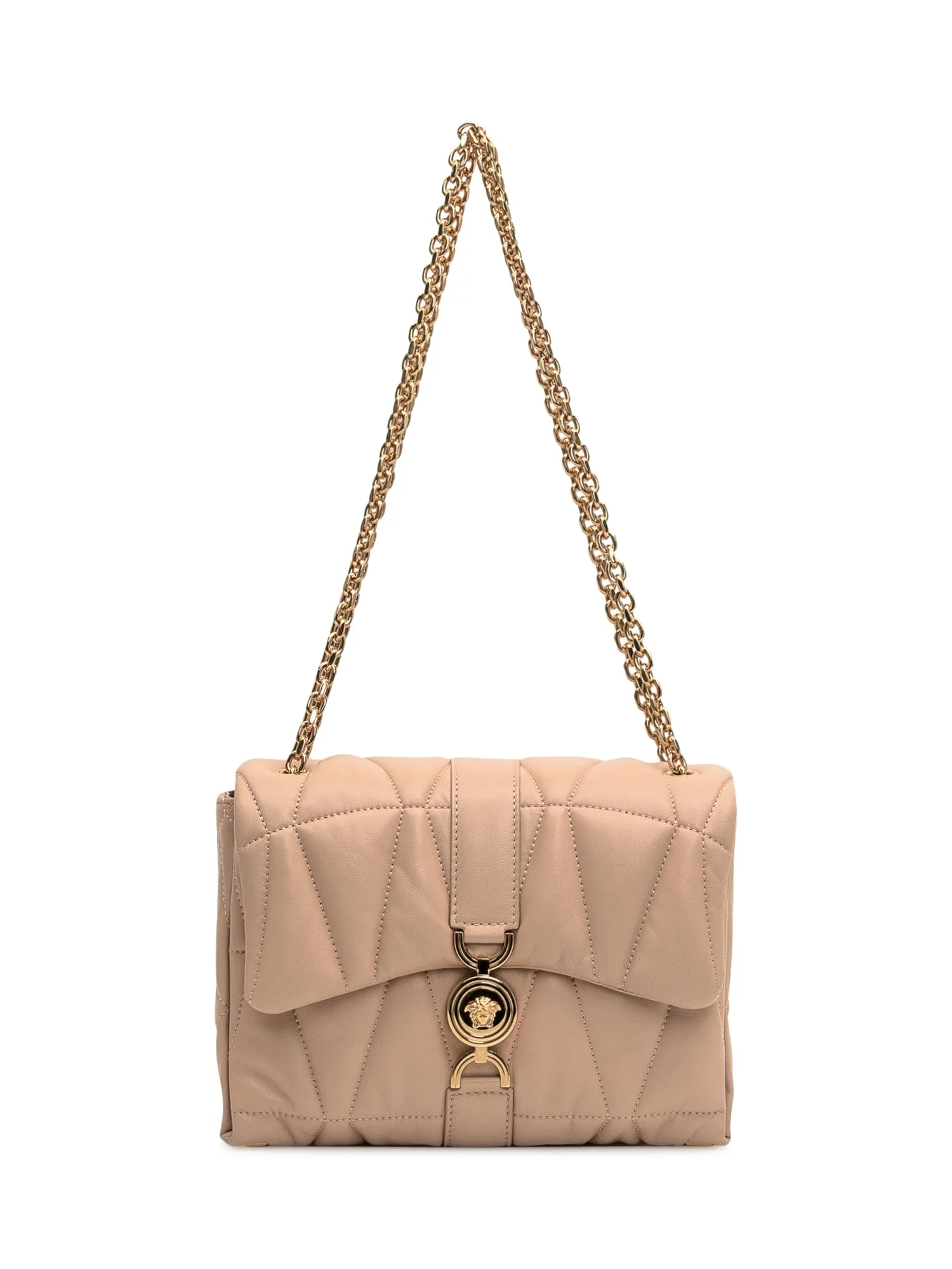 Versace Kleio Quilted Shoulder Bag - Nude - Image 2