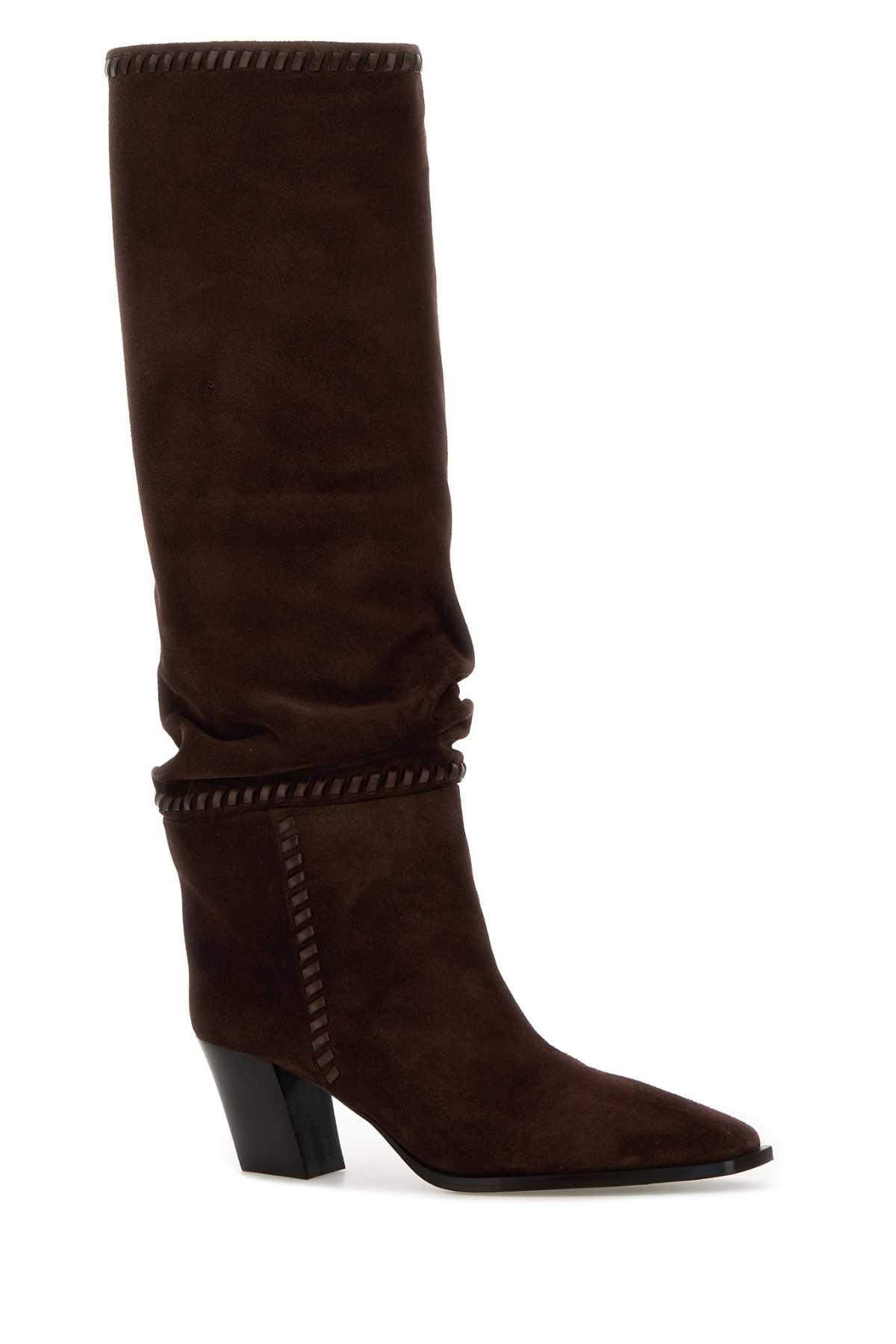 JIMMY CHOO Hart Boots - Chocolate - Image 2