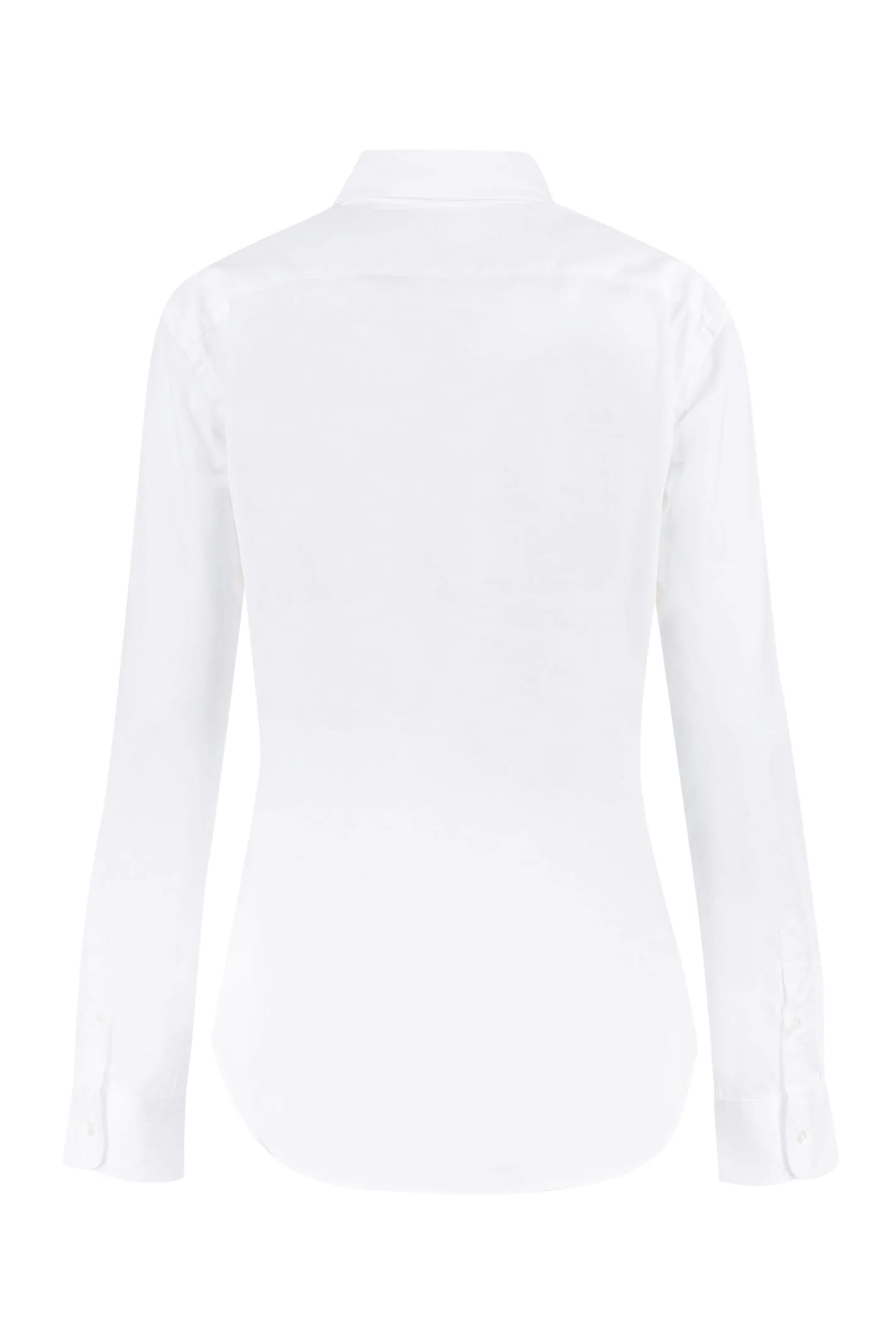 Ralph Lauren Logo Embroidery Cotton Shirt - White - Image 2